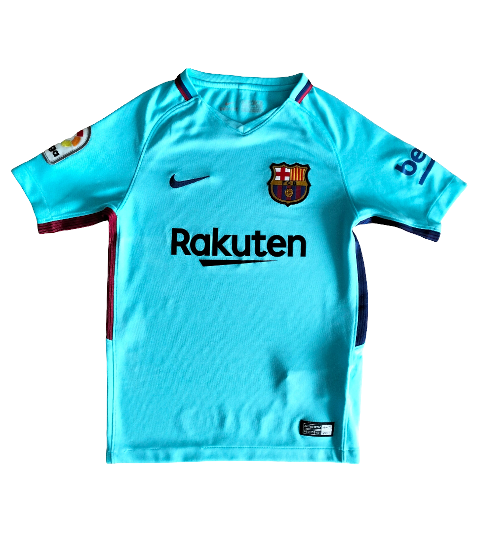 Original FC Barcelona 2017-18 Nike away kids shirt - 128 cm
