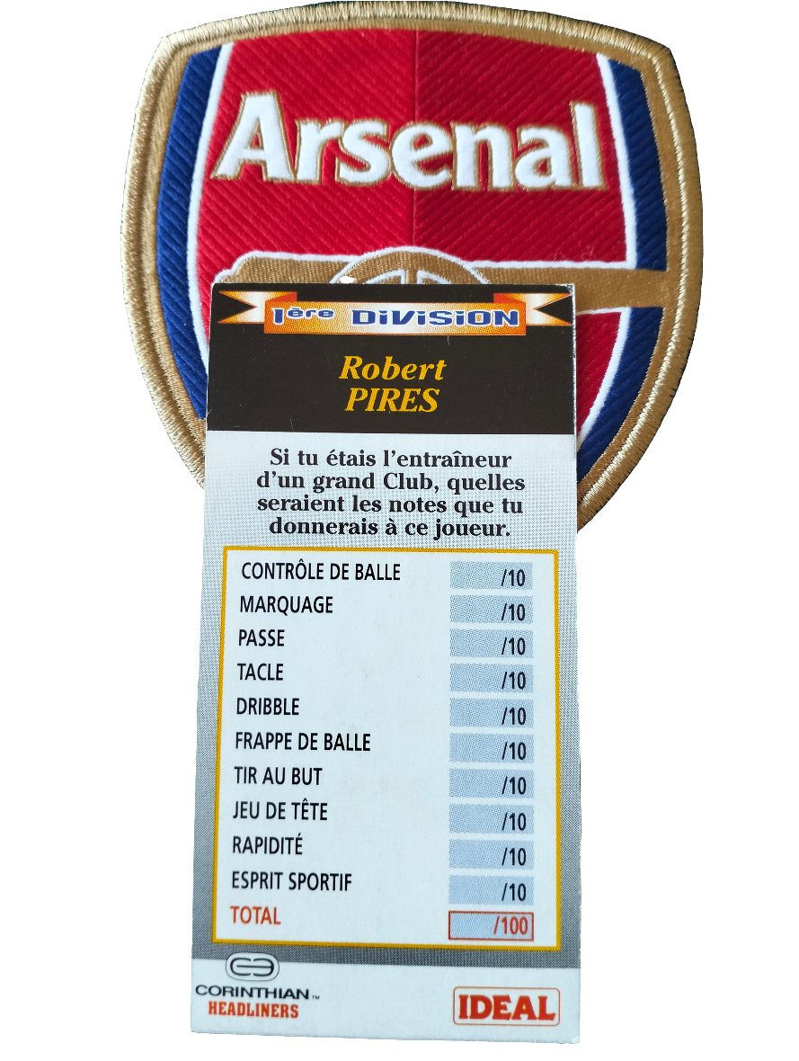 Robert Pires - collectible figurine - Corinthian 1997 authentic