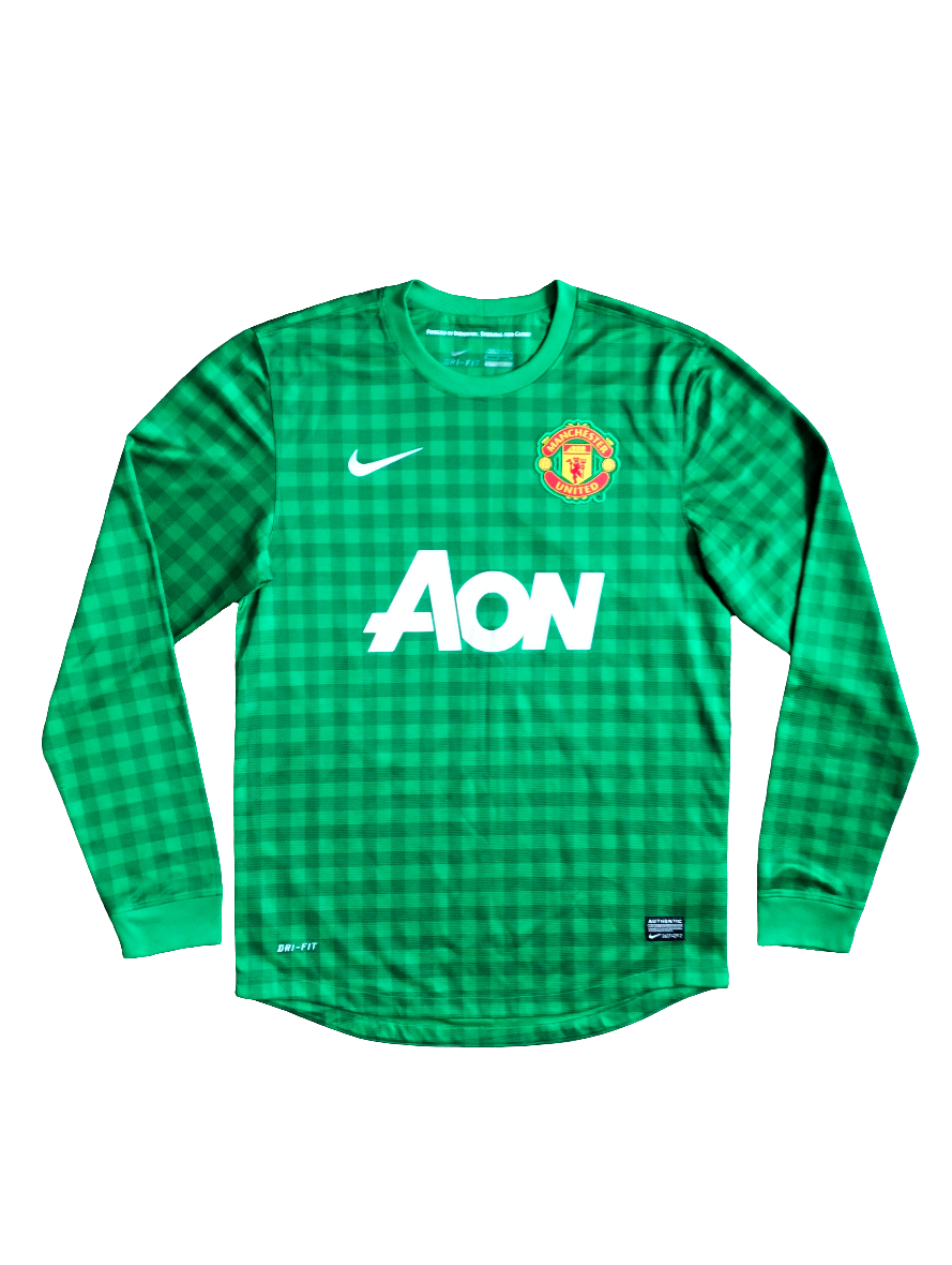 12. Original Manchester United 2012/13 Nike goalkeeper longsleeve shirt - S