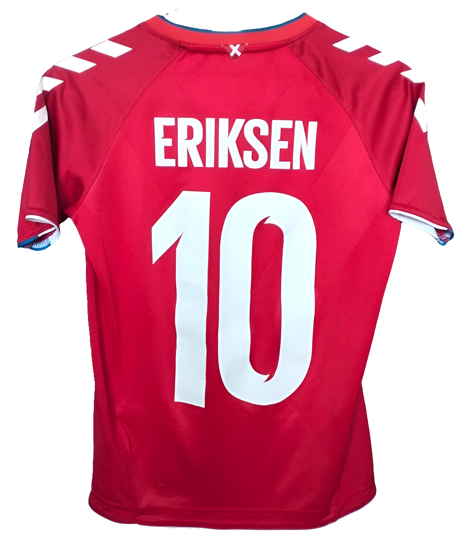 Denmark 2018-19 Hummel home kids shirt - Christian Eriksen