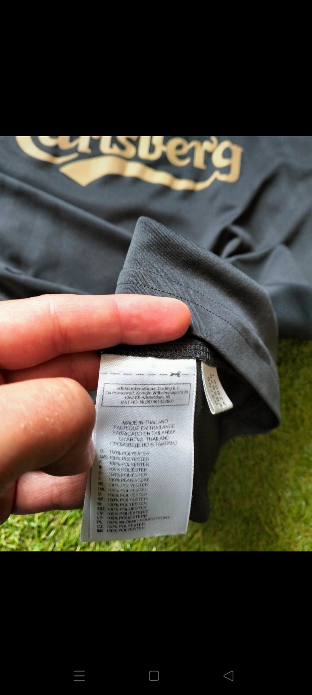 Original Adidas FC Liverpool 2009-2010 away jersey