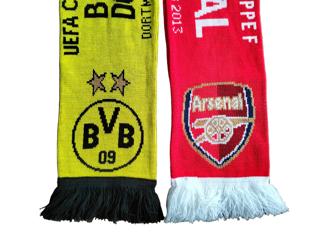 Borussia Dortmund vs. Arsenal London scarf - Champions League 2013-14