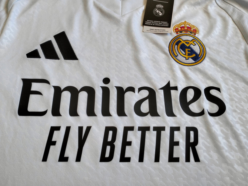 Real Madrid 2024/25 Adidas home shirt - longsleeve - S