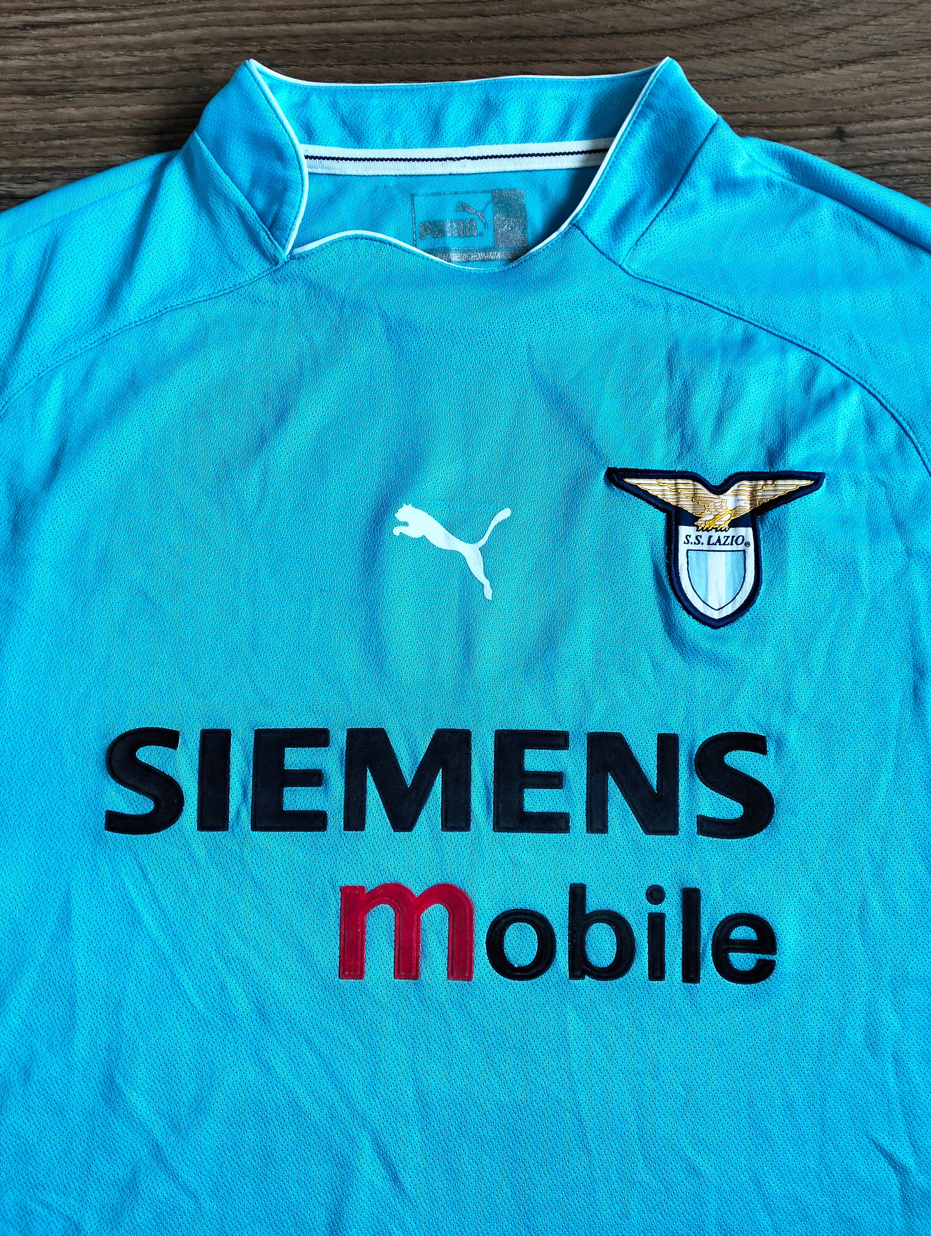 6. Original Lazio Rome 2002-2003 Puma home shirt