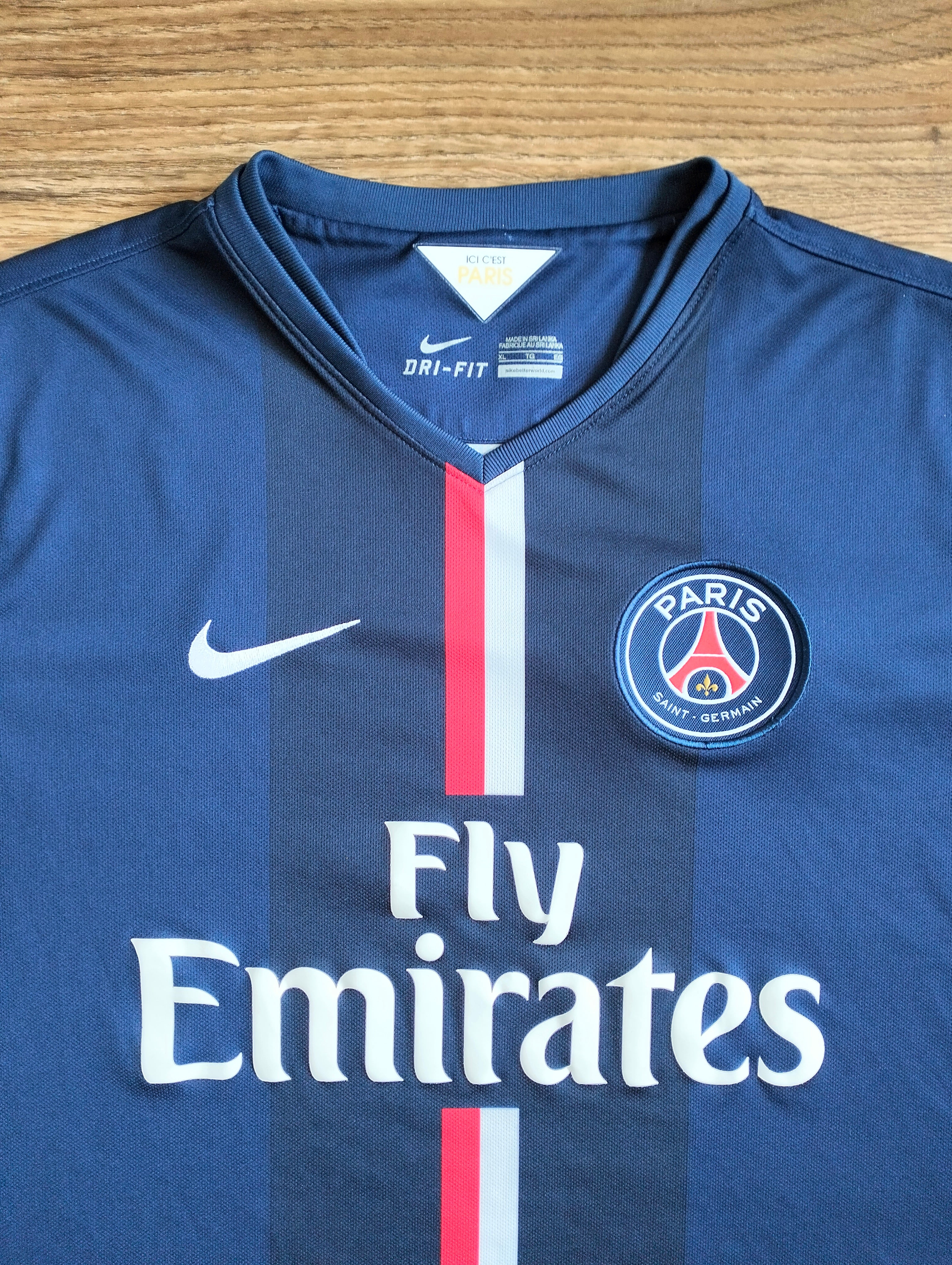 Paris Saint Germain 2014-15 Nike home shirt - XL