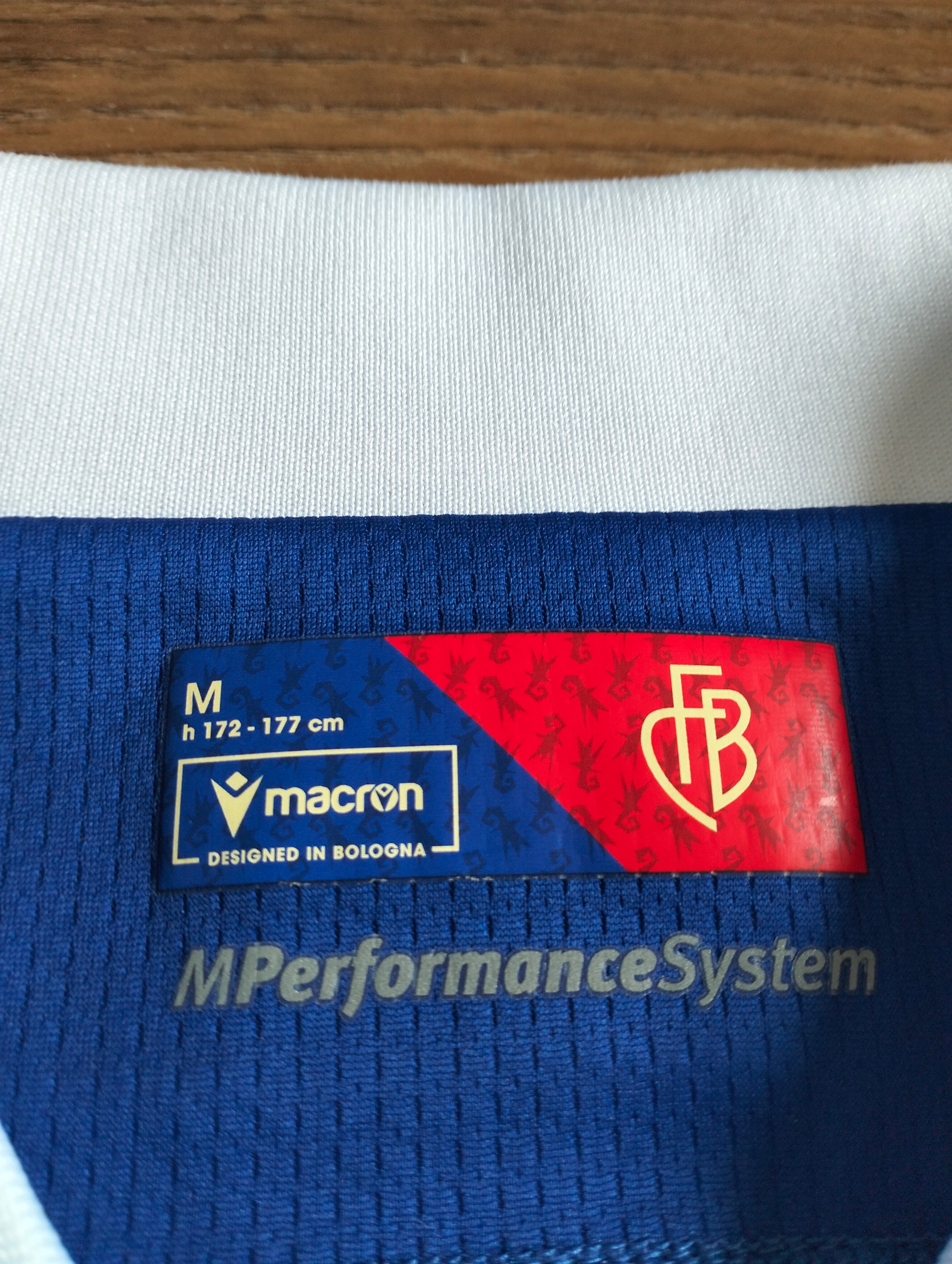 1.2. FC Basel 2023-24 Macron home shirt - M