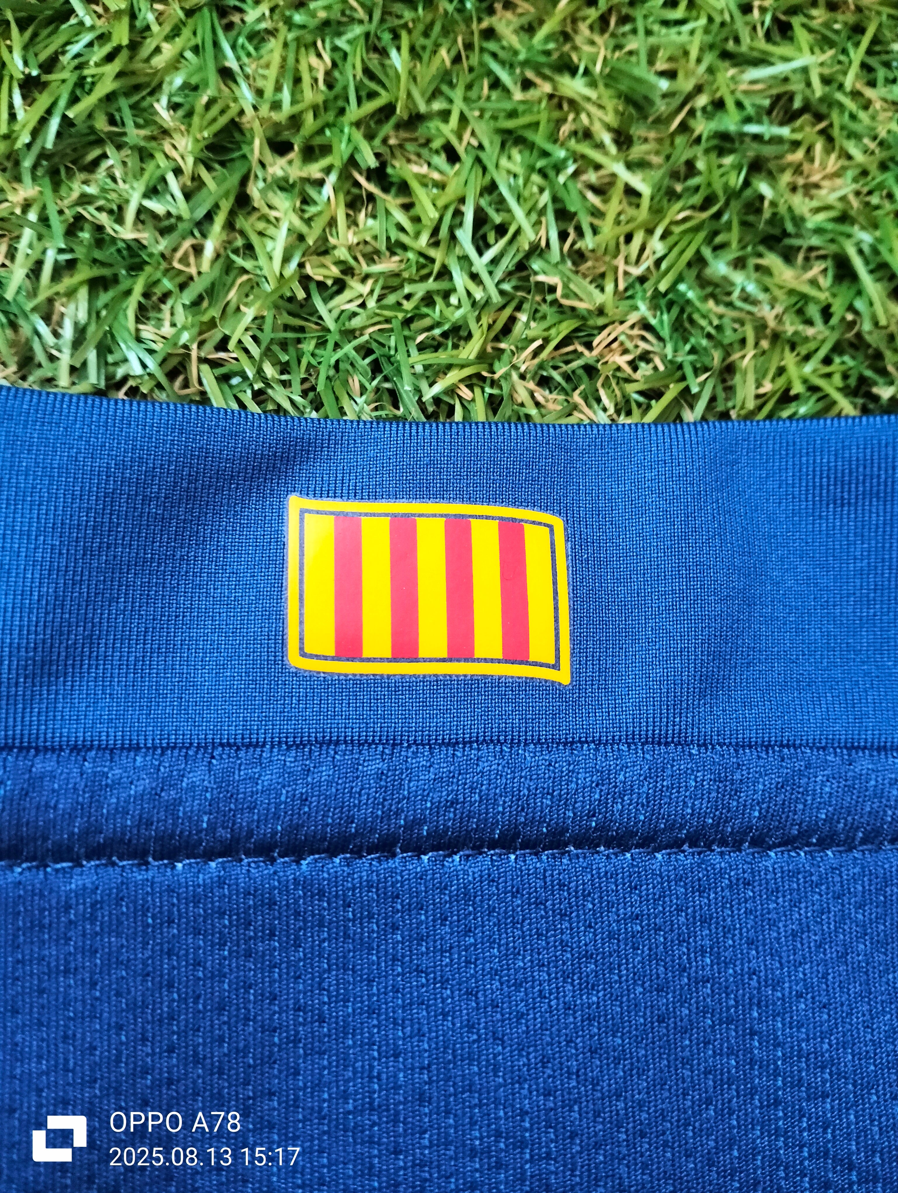 FC Barcelona 2007/08 Nike home shirts -  50th anniversary of Camp Nou