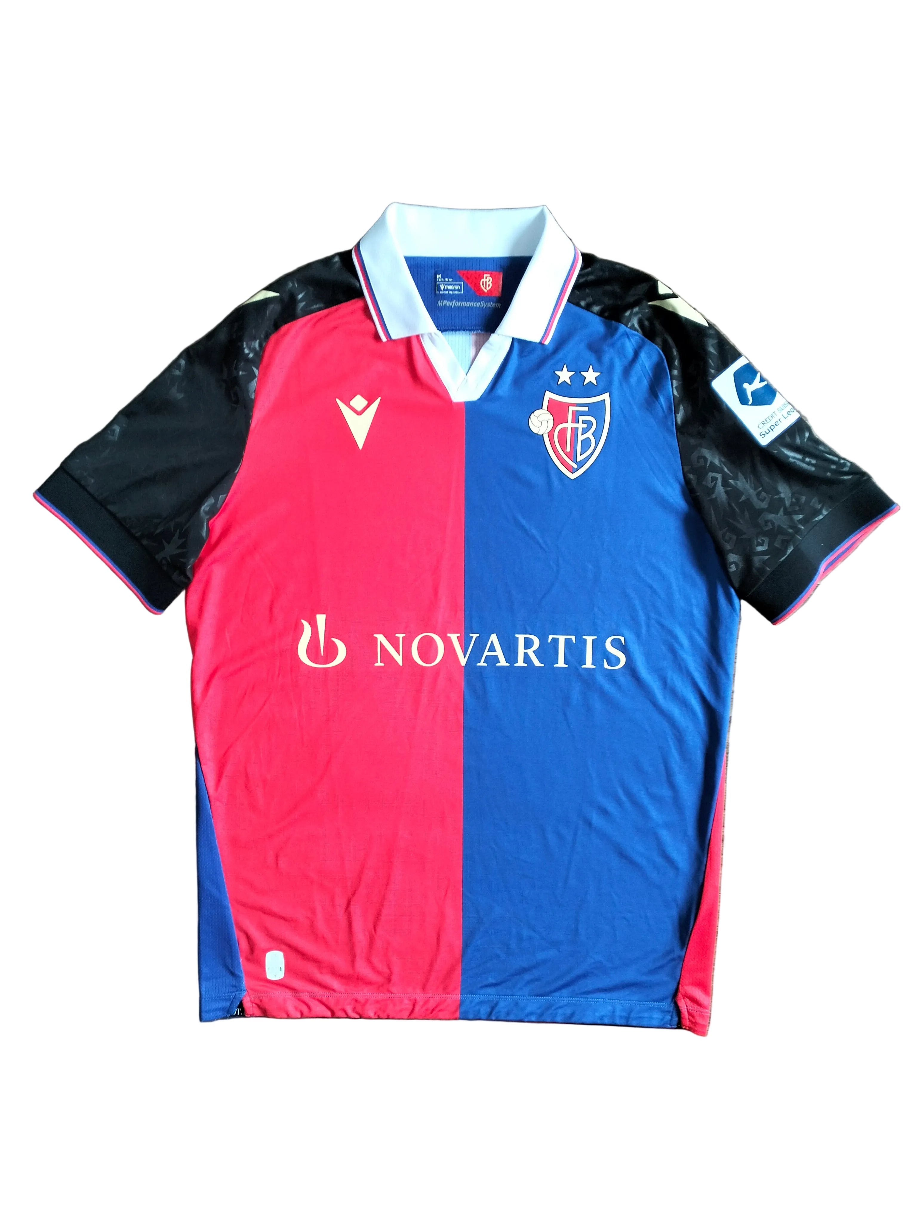 1.2. FC Basel 2023-24 Macron home shirt - M