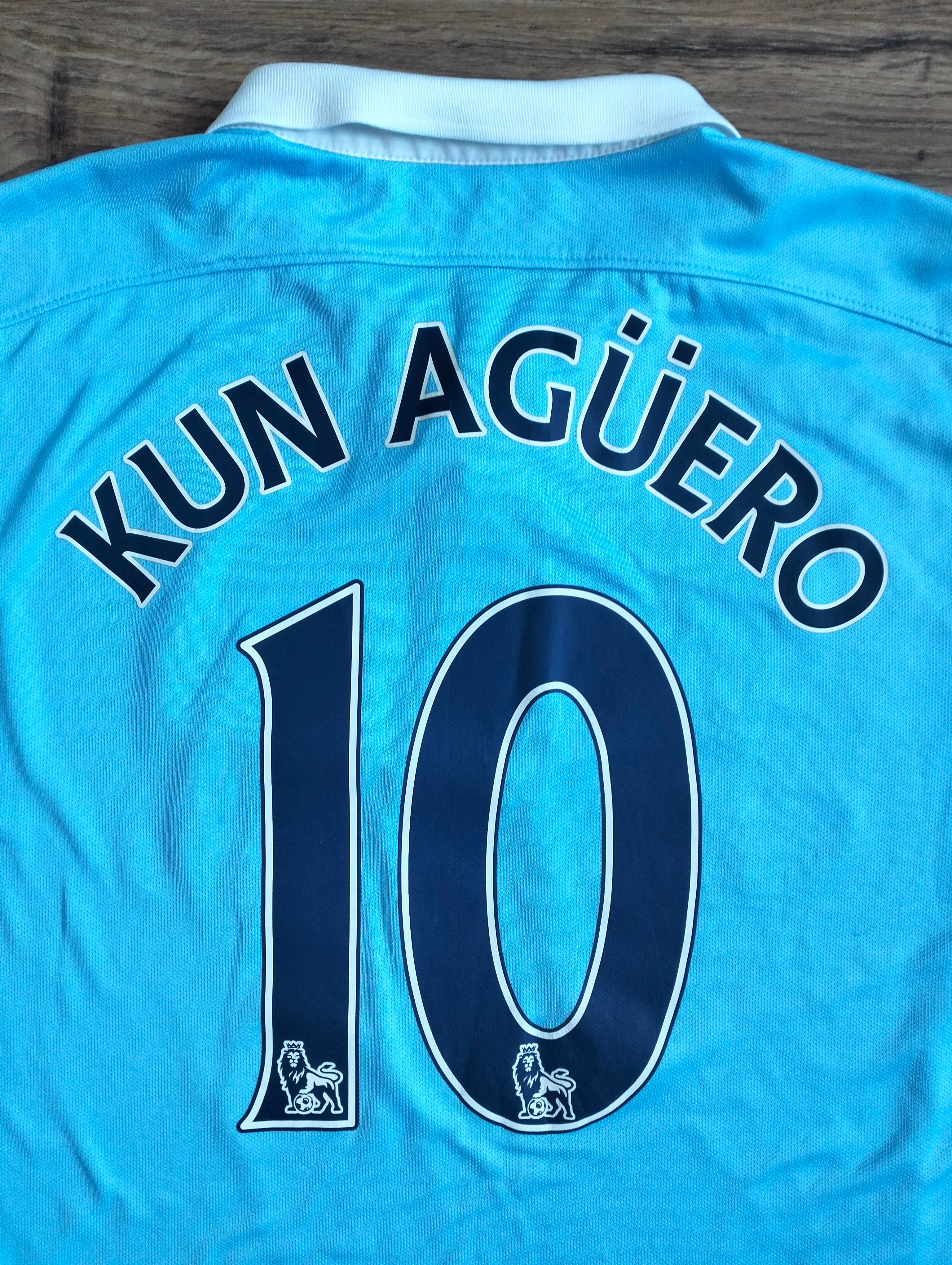 Original Manchester City 2015-16 Nike home shirt - Kun Aguero