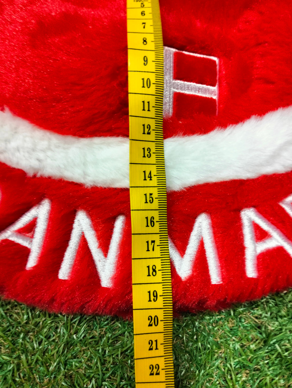 Denmark football fan cap