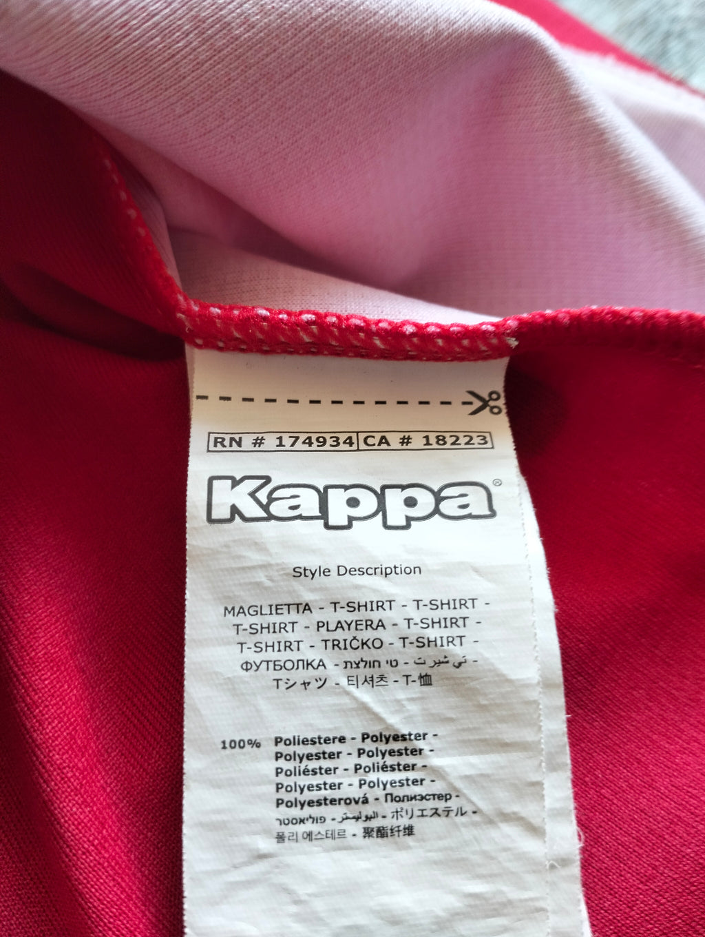 1.1. AS Monaco 2021-22 Kappa home shirt - S