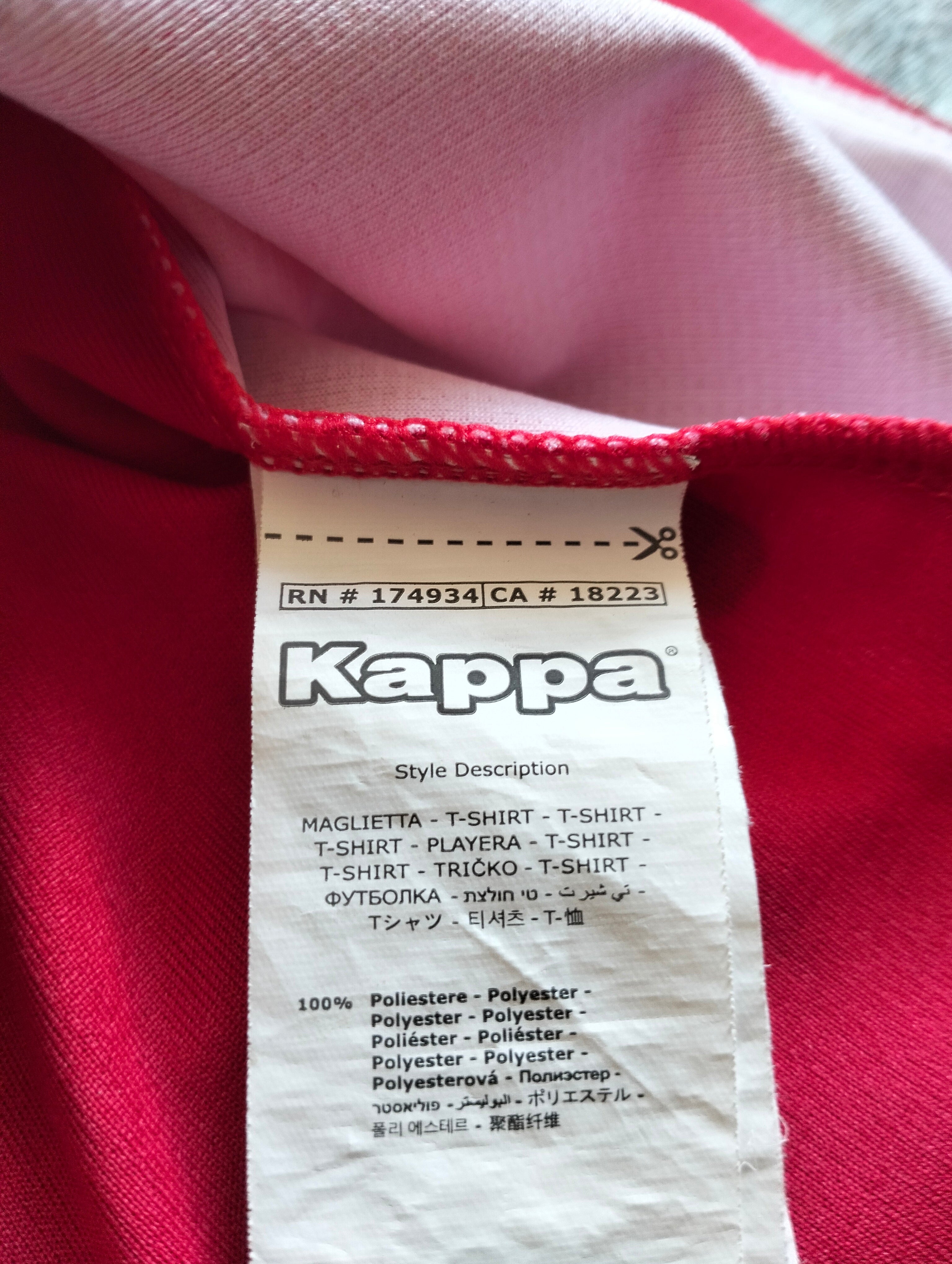 1.1. AS Monaco 2021-22 Kappa home shirt - S