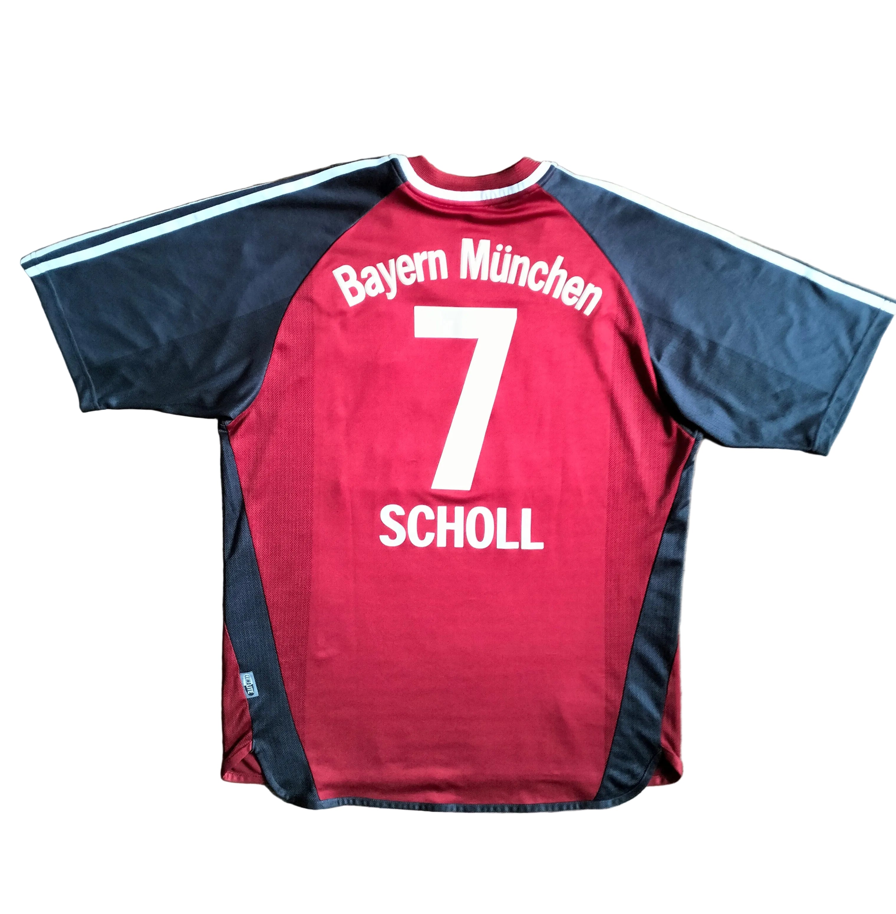 1.1. Bayern Munich 2001-02 Adidas home shirt - Mehmet Scholl - L