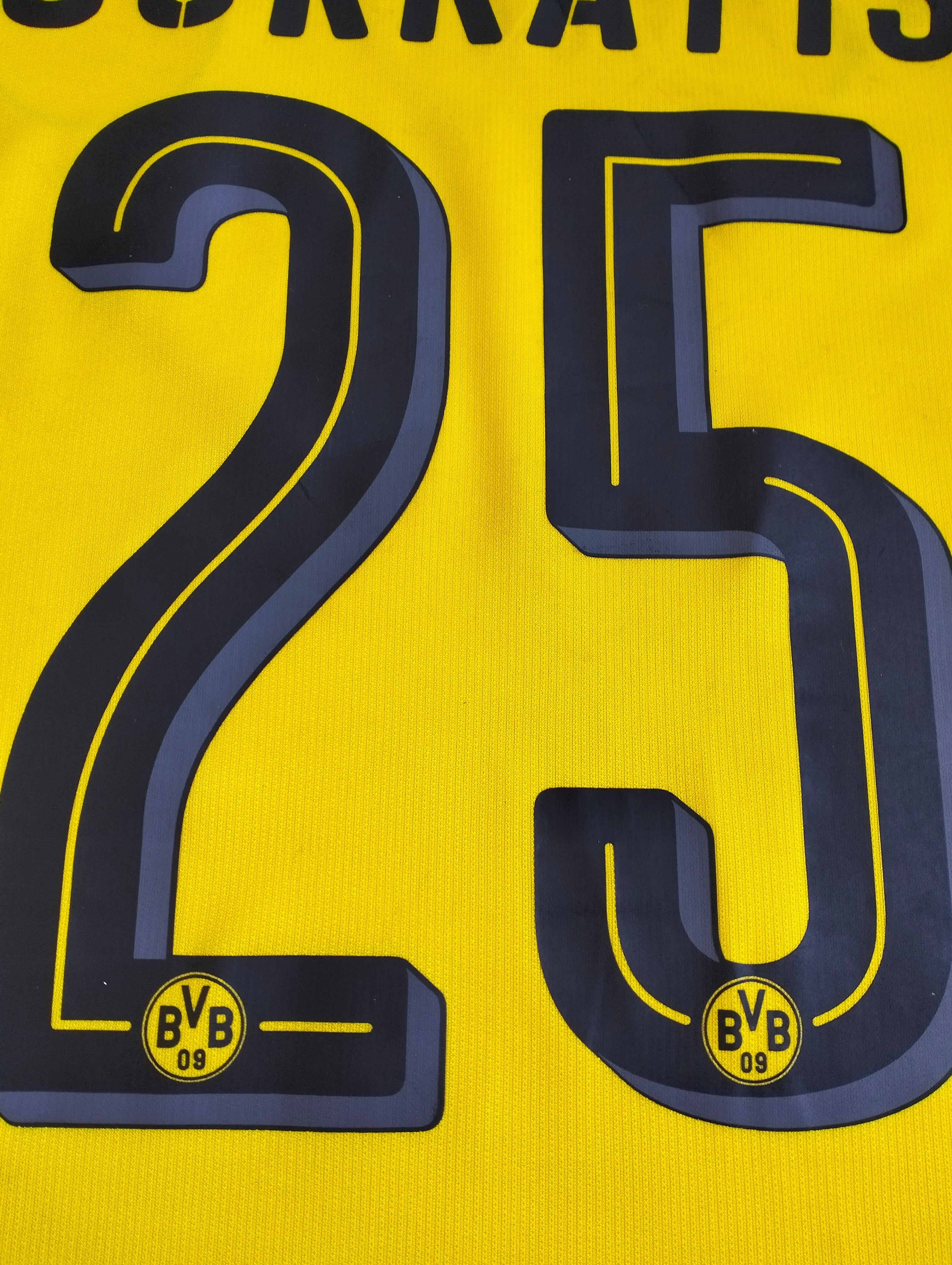 Borussia Dortmund 2017/18 Puma home shirt - Sokratis - M