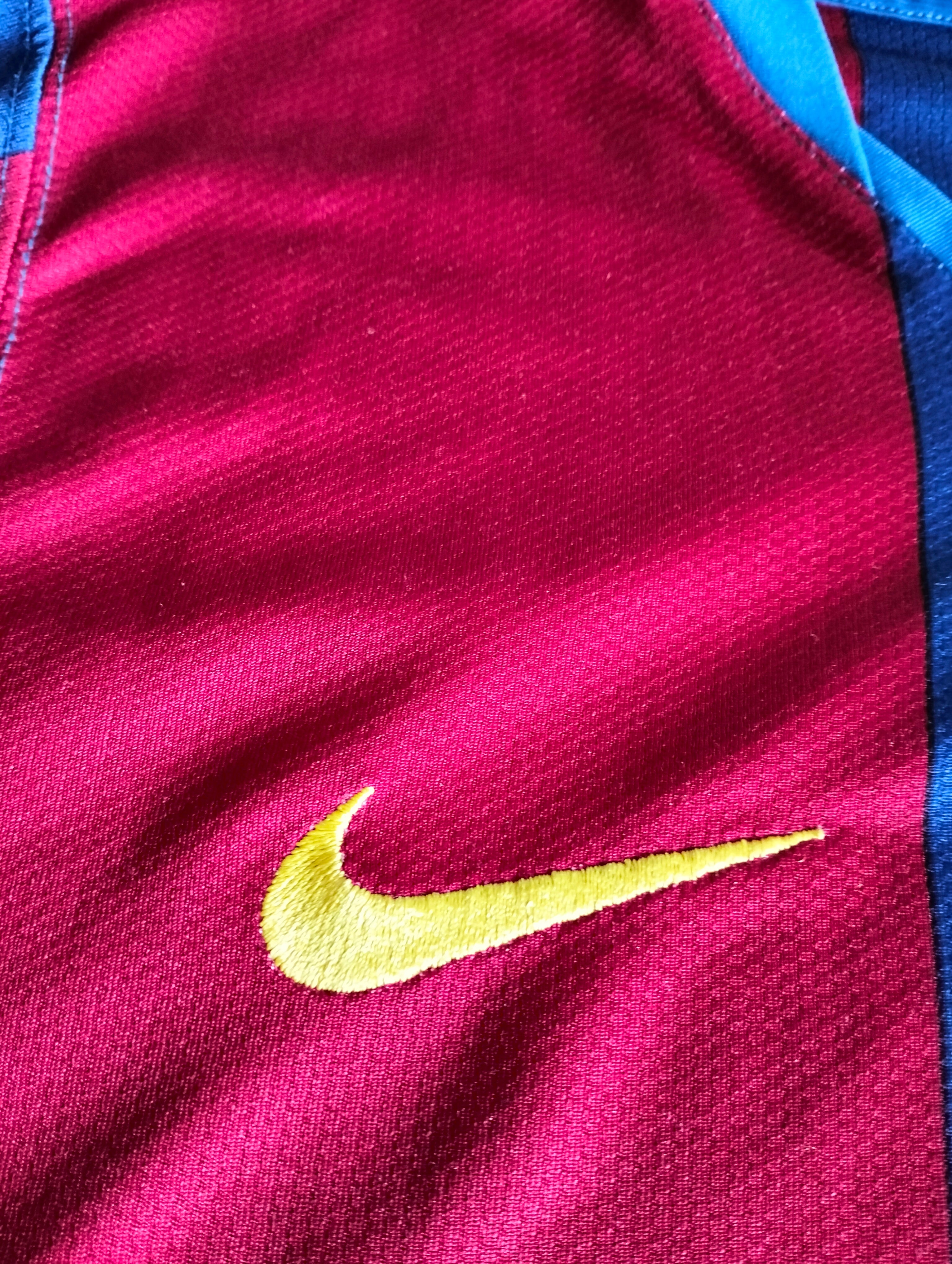 1.4. FC Barcelona 2007/08 Nike home shirt -  50th anniversary of Camp Nou - S