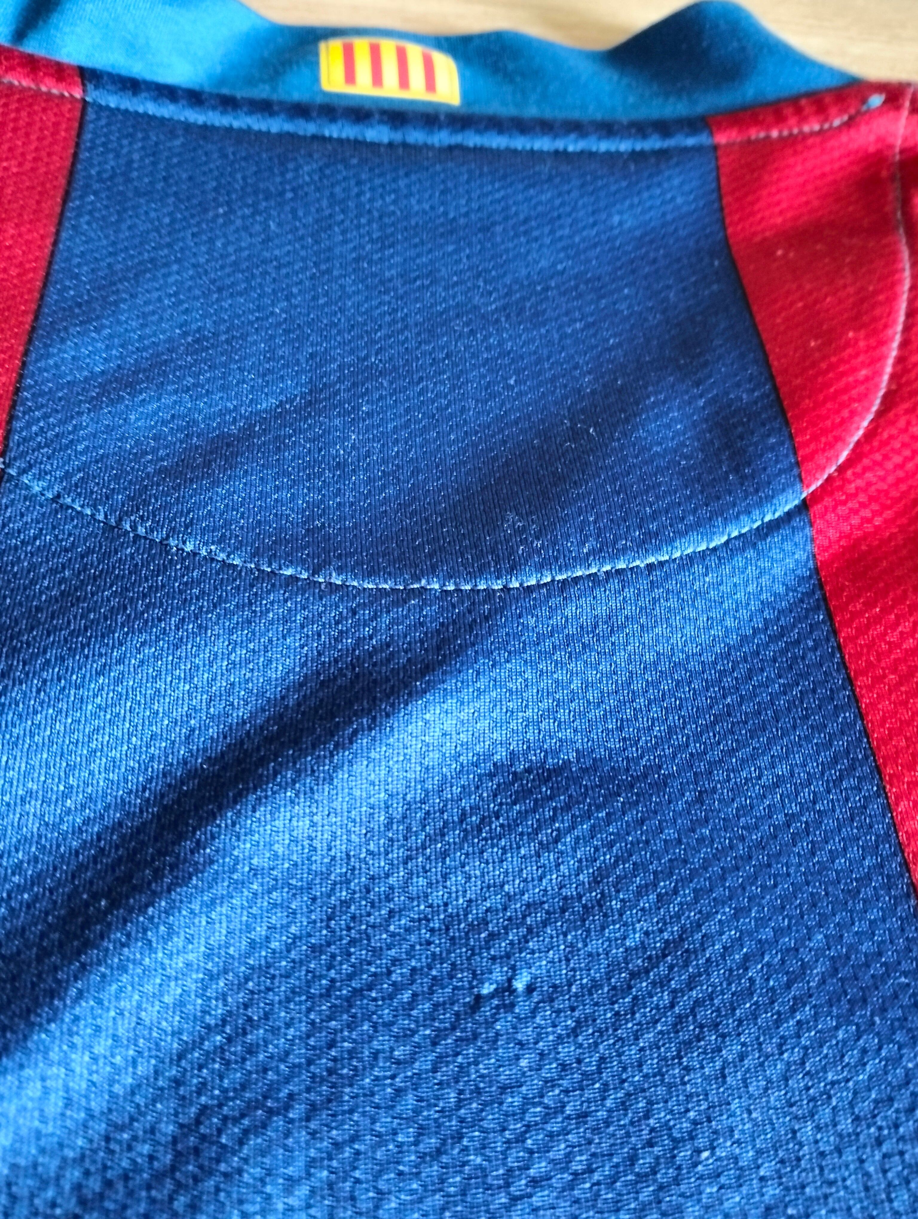 1.4. FC Barcelona 2007/08 Nike home shirt -  50th anniversary of Camp Nou - S
