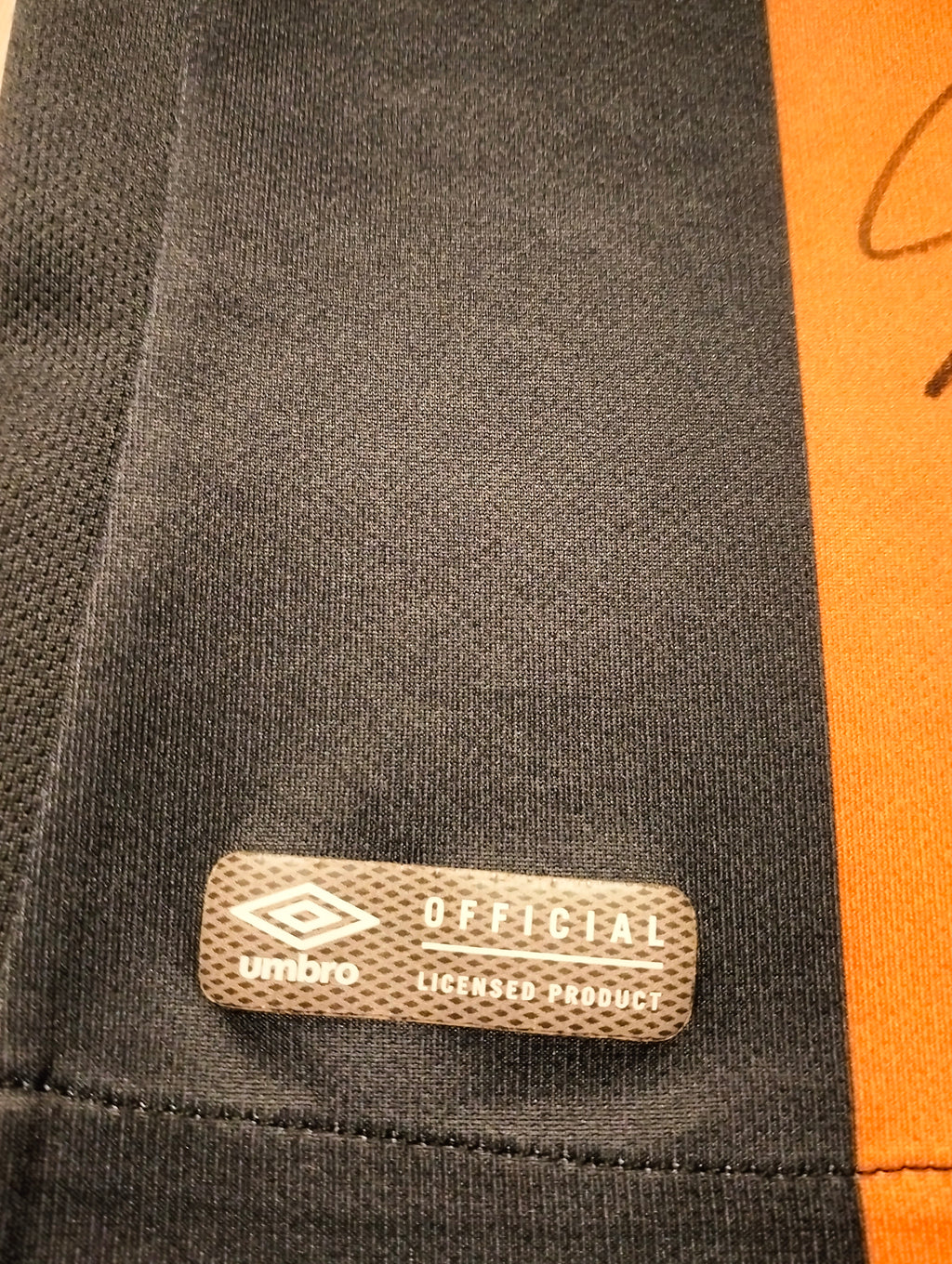 Original Umbro Hull City football shirt autographed by Kamil Grosicki