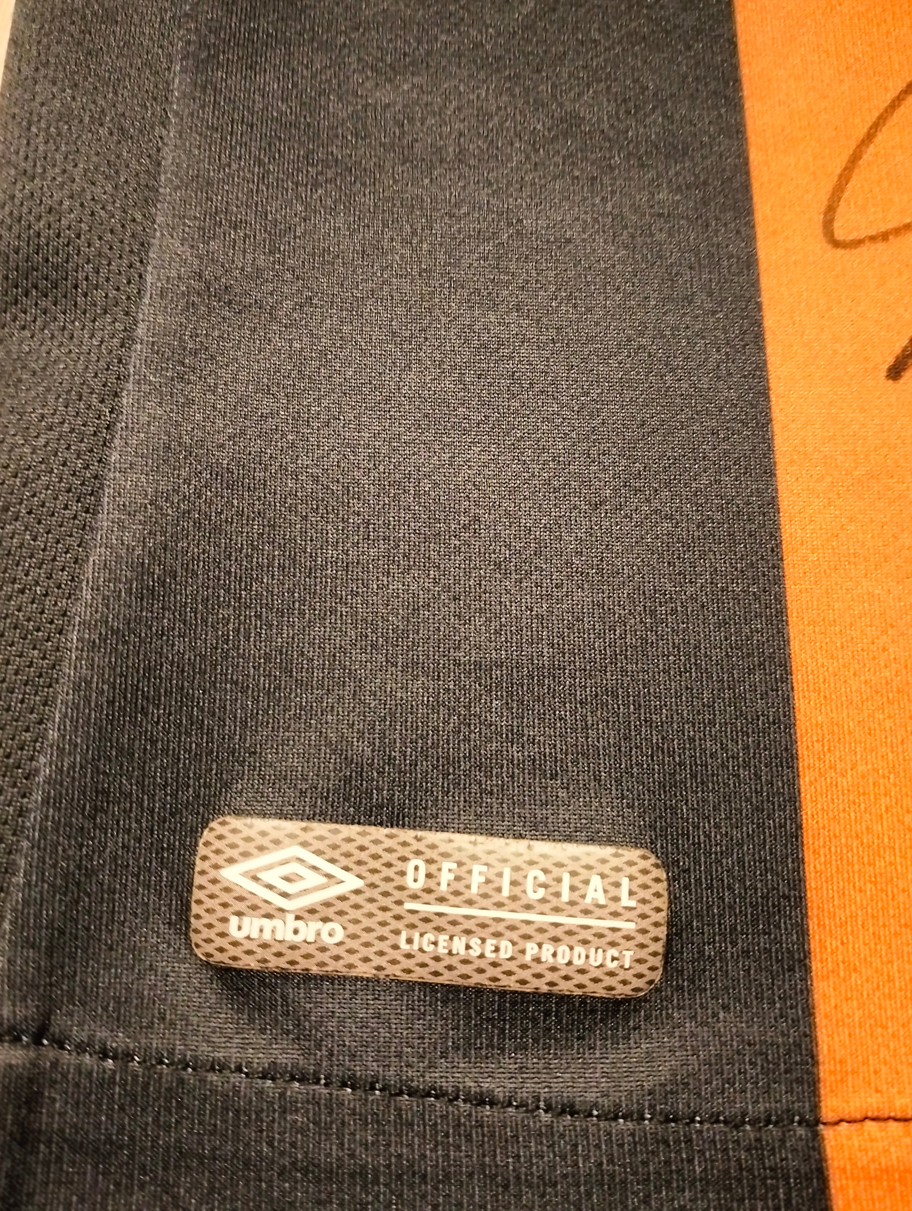 Original Umbro Hull City football shirt autographed by Kamil Grosicki