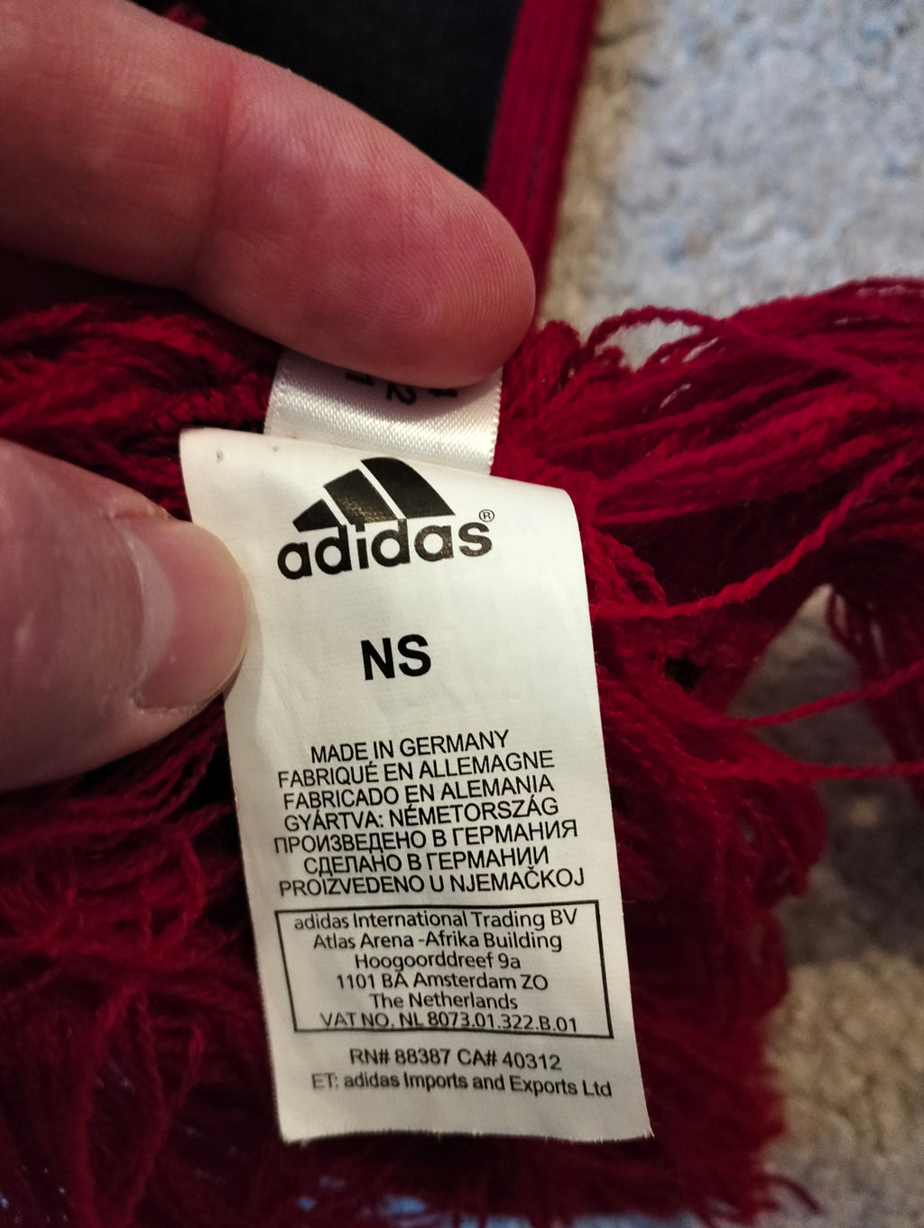 Original Adidas AC Milan scarf