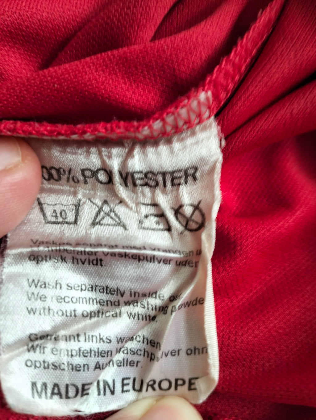 Denmark 1998 - National team shirt - original Hummel