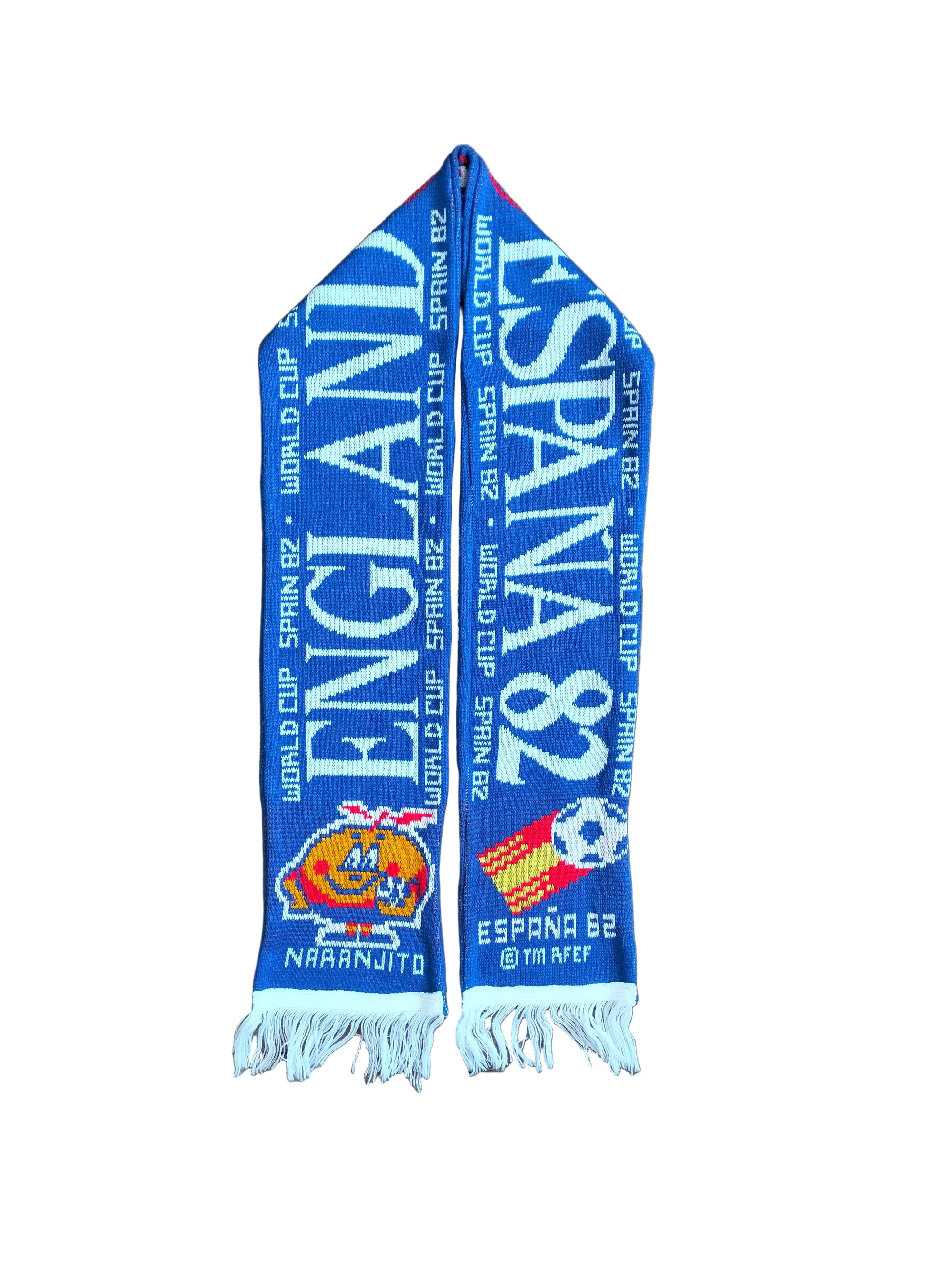Original England scarf from Mundial 82 Espana