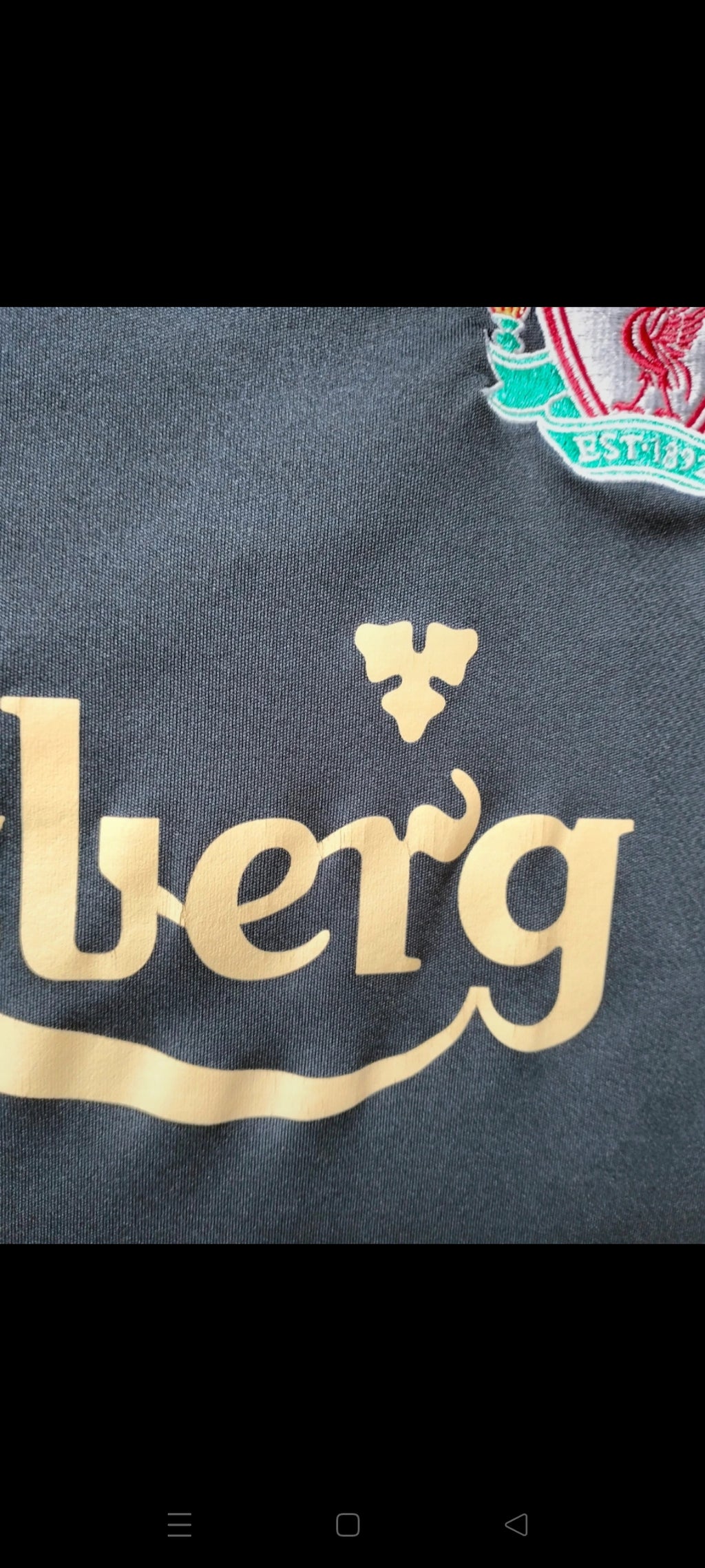 Original Adidas FC Liverpool 2009-2010 away jersey