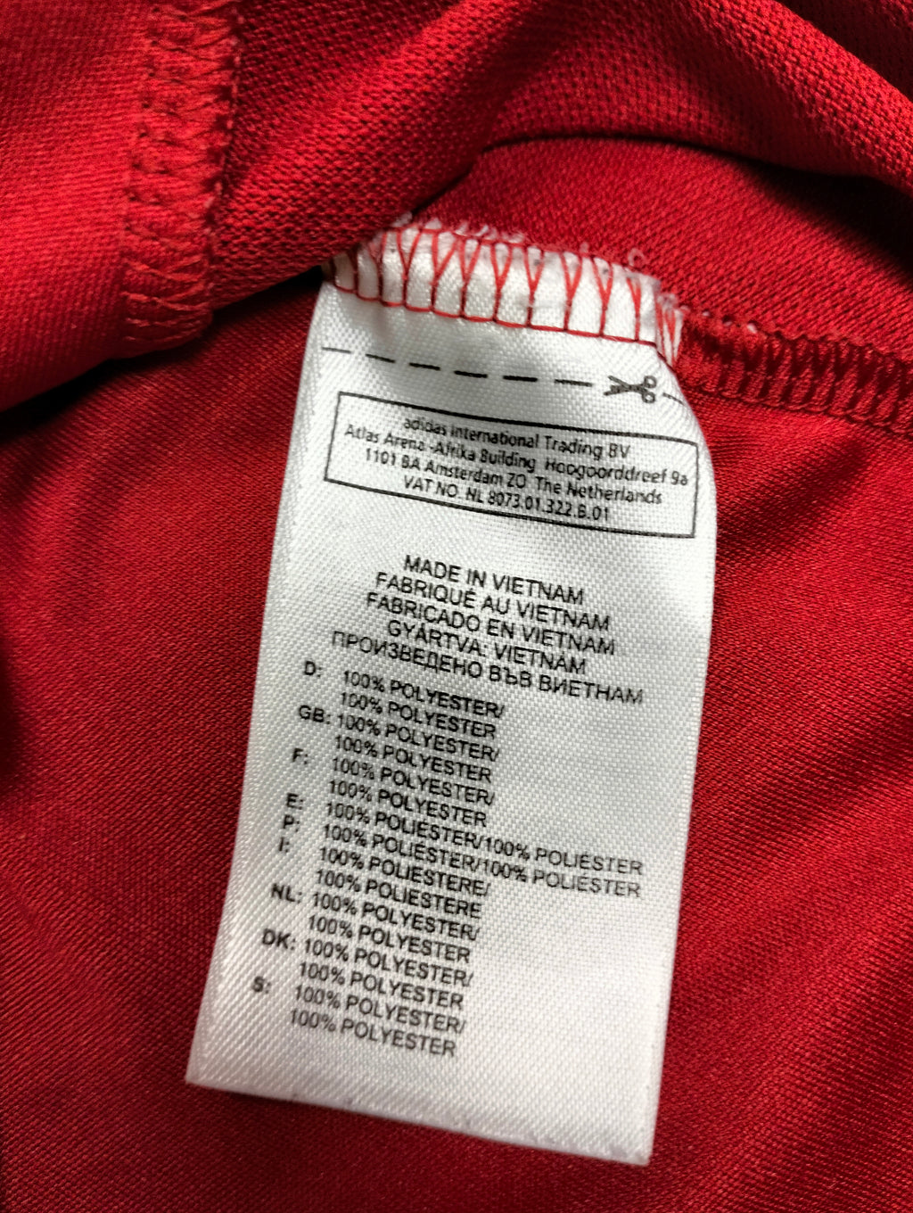 Denmark 2010-2011 Adidas home shirt