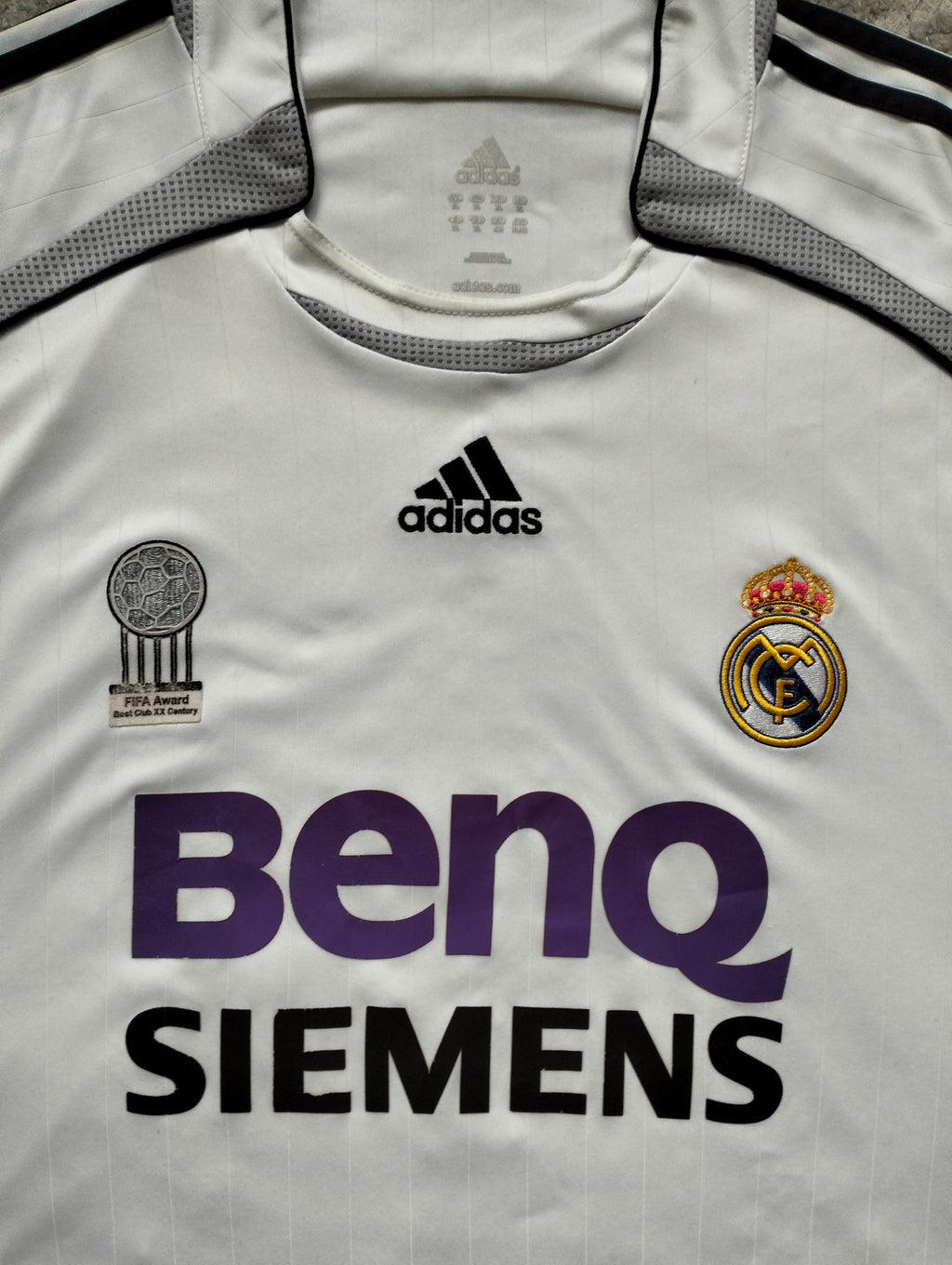 Original Real Madrid 2006-07 Adidas home shirt - XL
