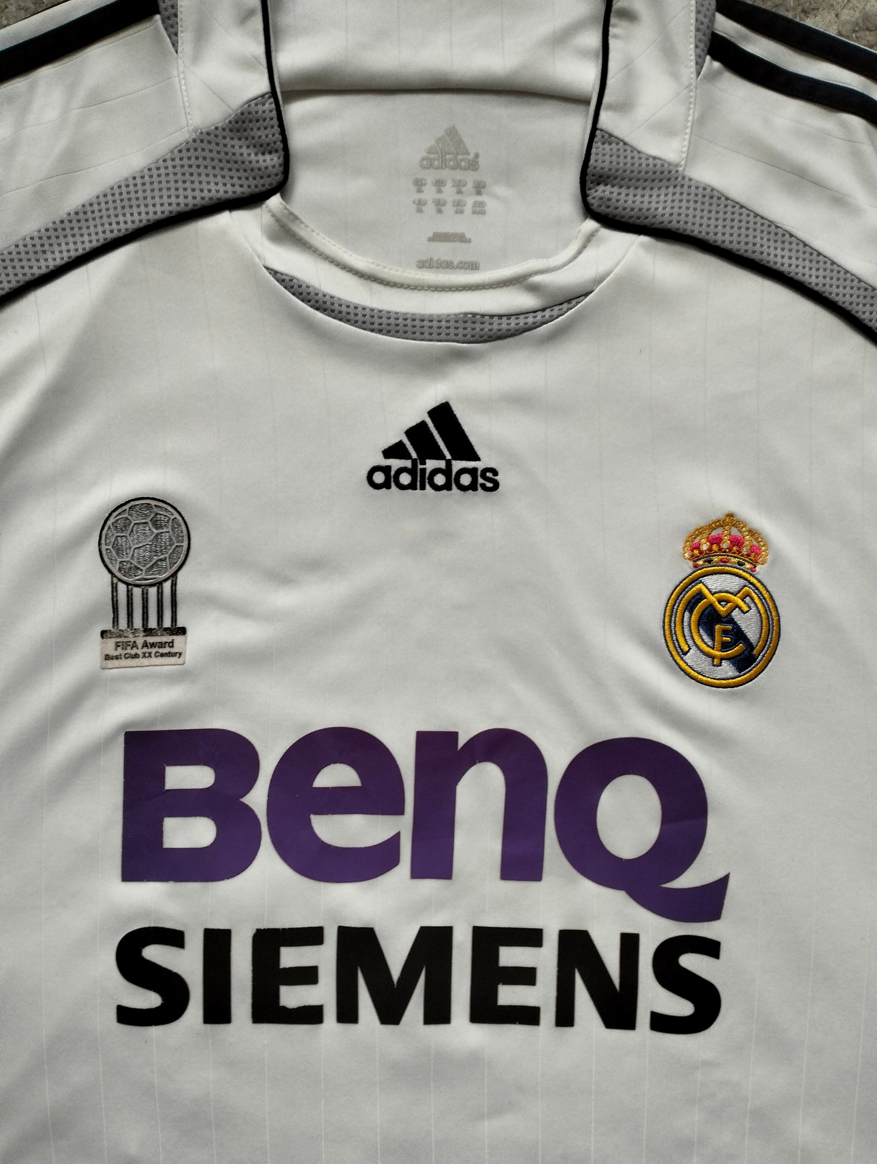 Original Real Madrid 2006-07 Adidas home shirt - XL