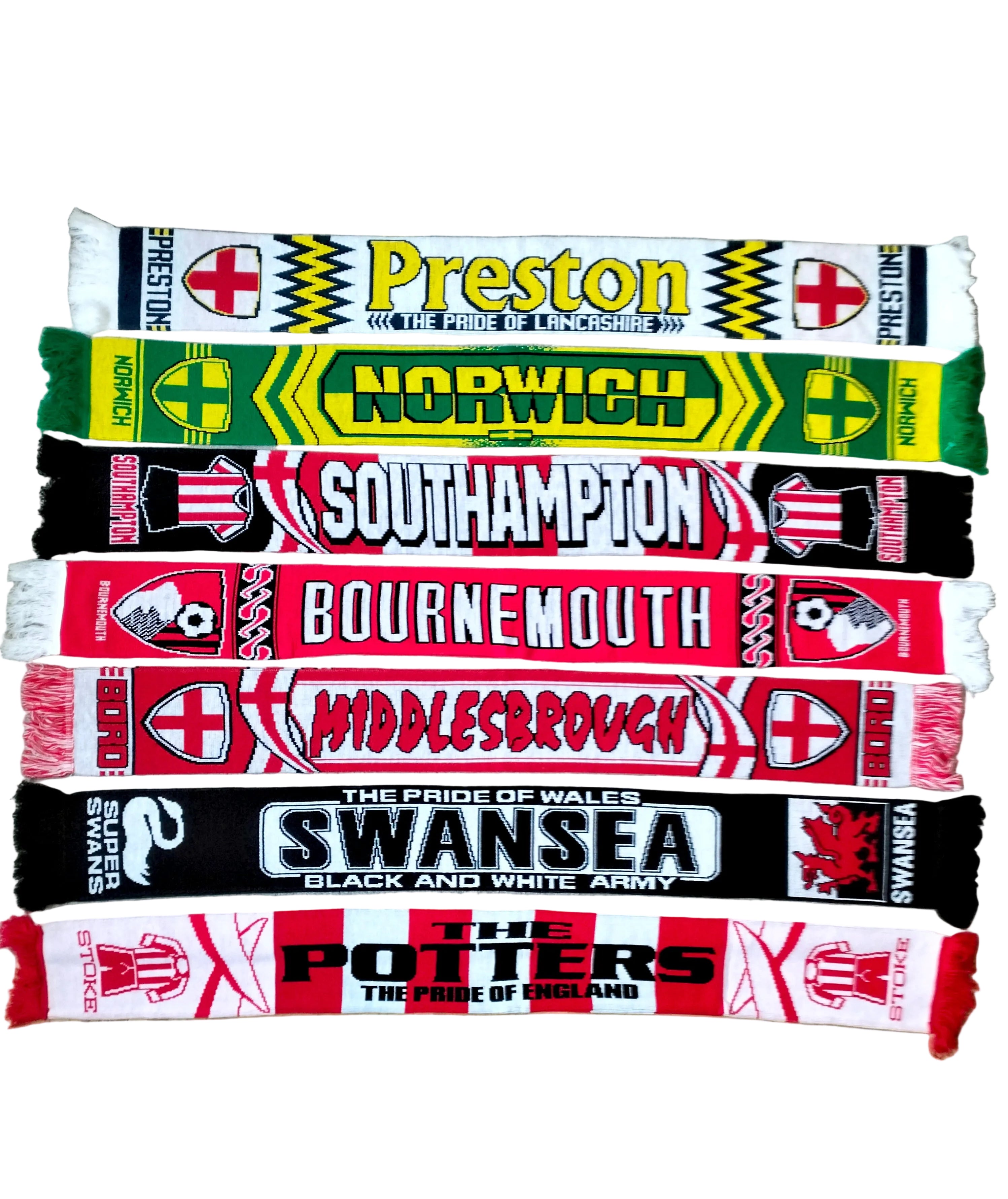 1.3. Scarves - a set of scarves from English football clubs