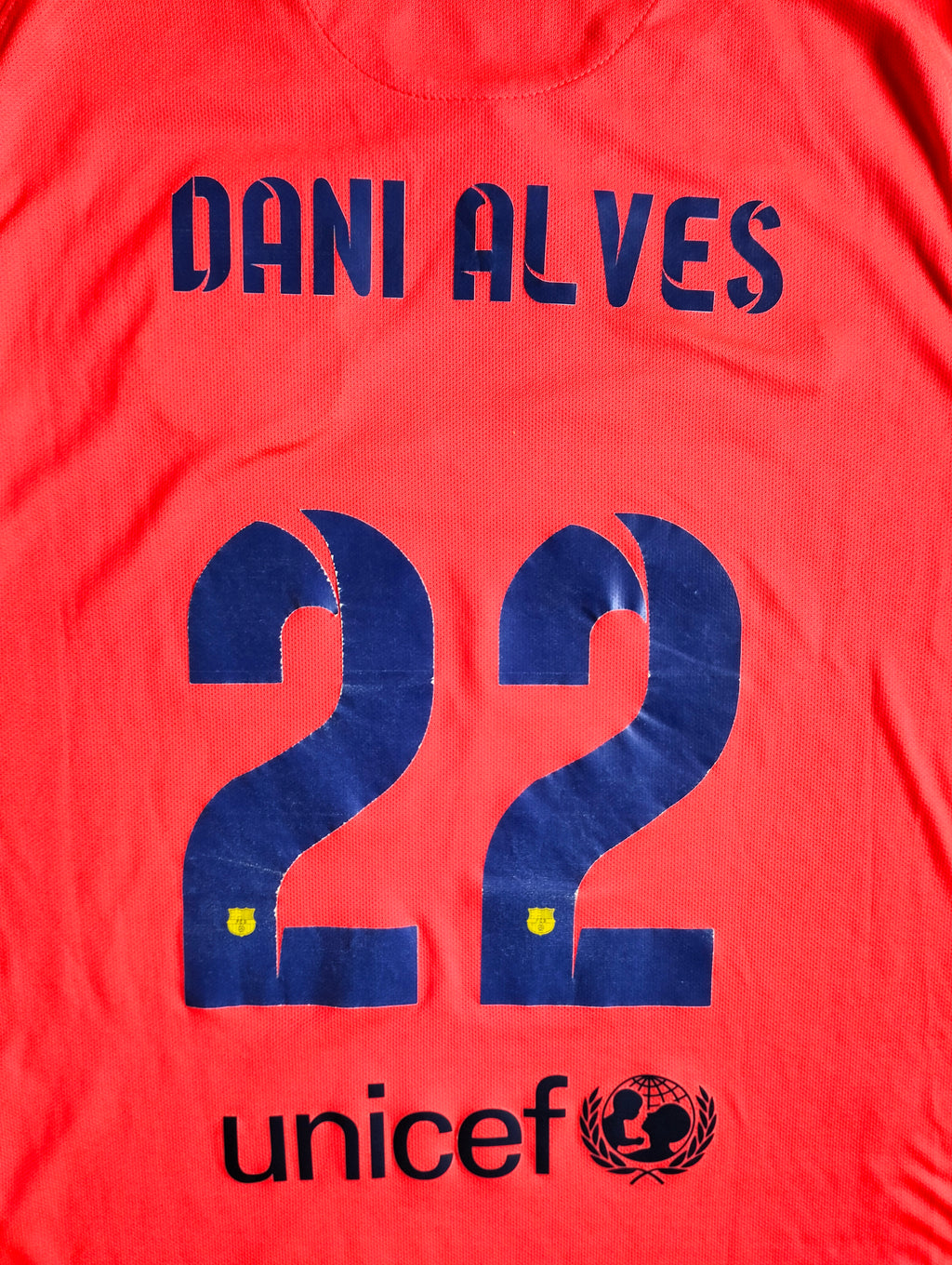 Original FC Barcelona 2014-15 Nike away shirt - Dani Alves - S