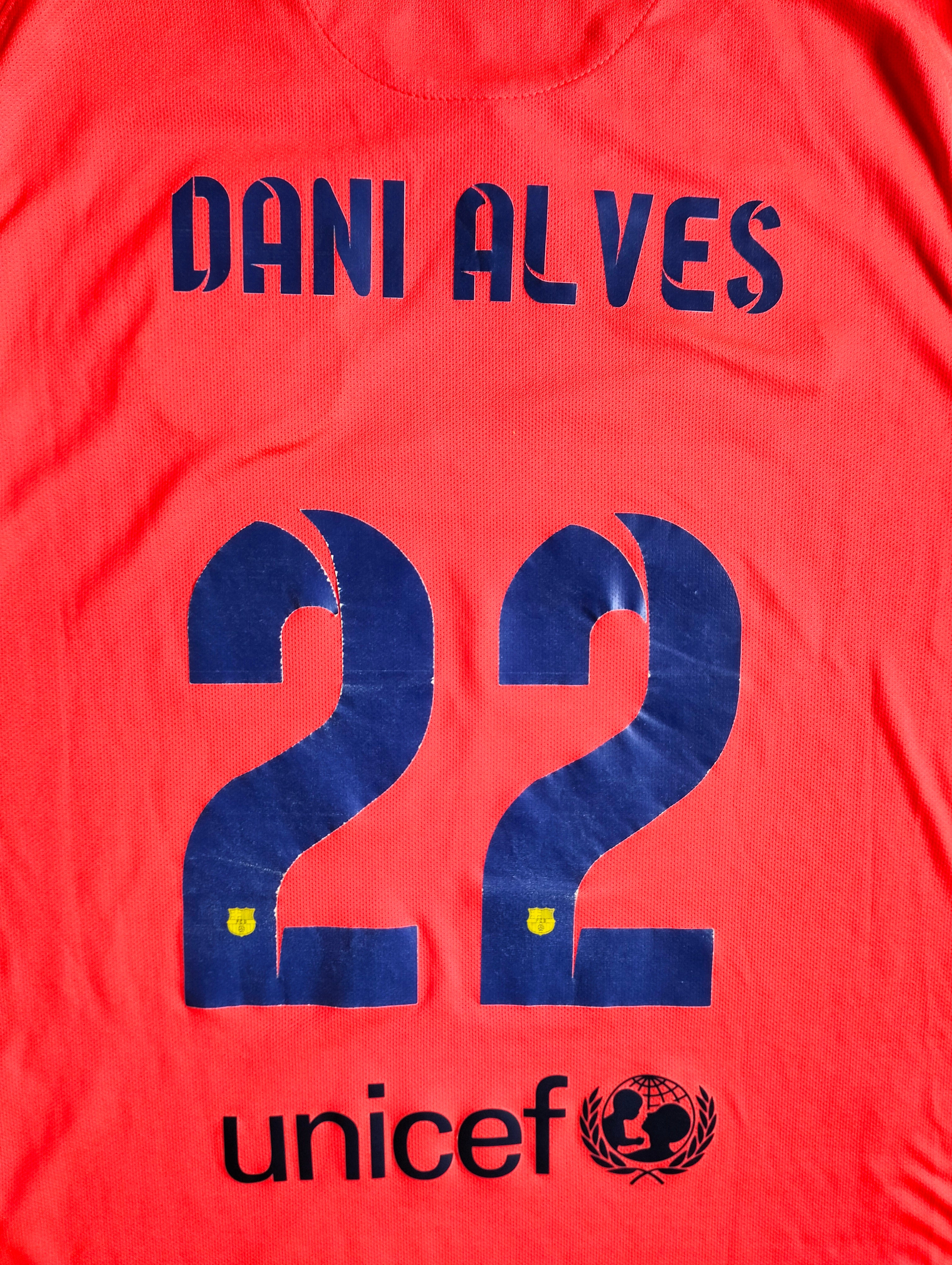 Original FC Barcelona 2014-15 Nike away shirt - Dani Alves - S