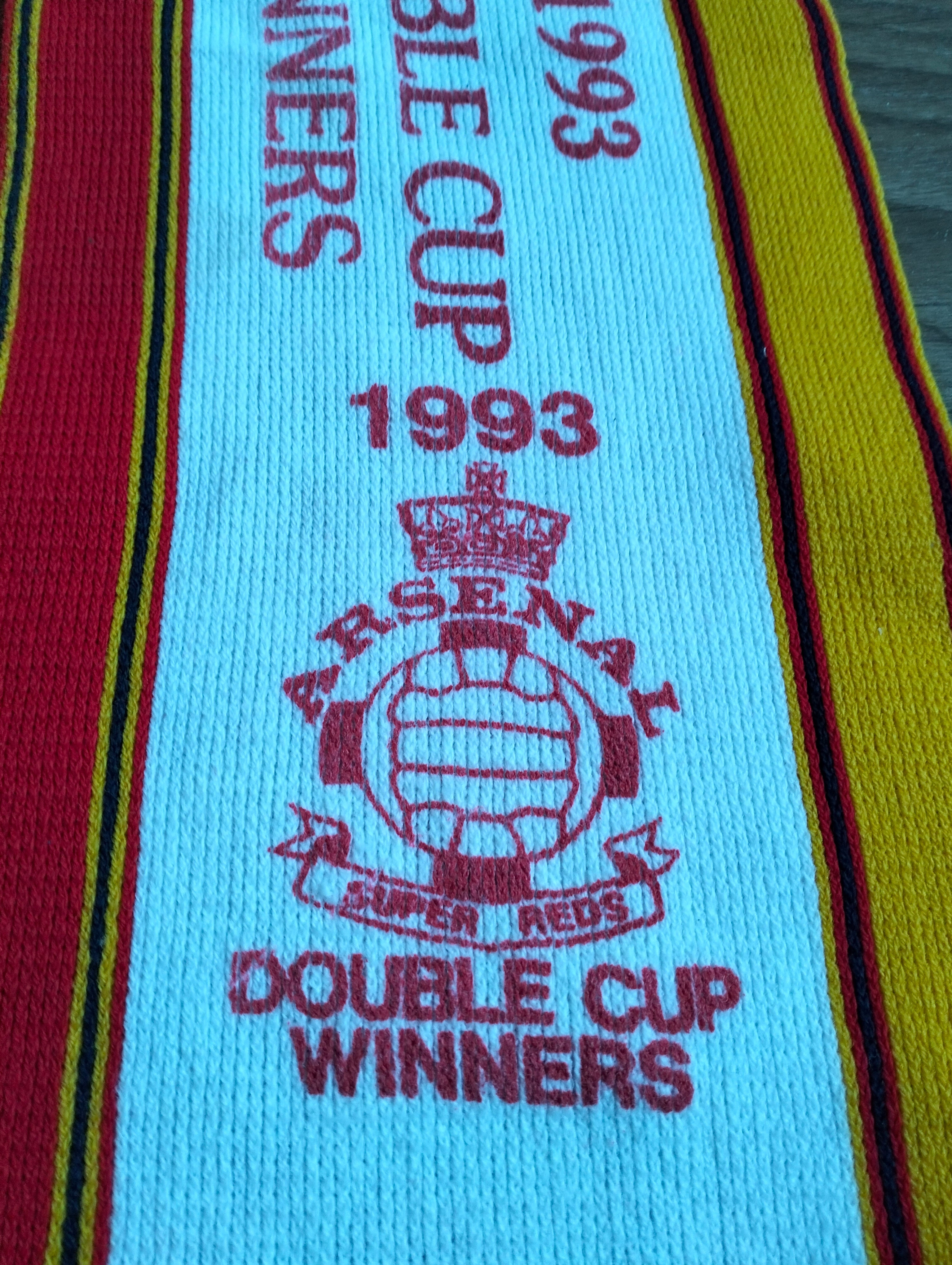 Scarf Arsenal London from 1993