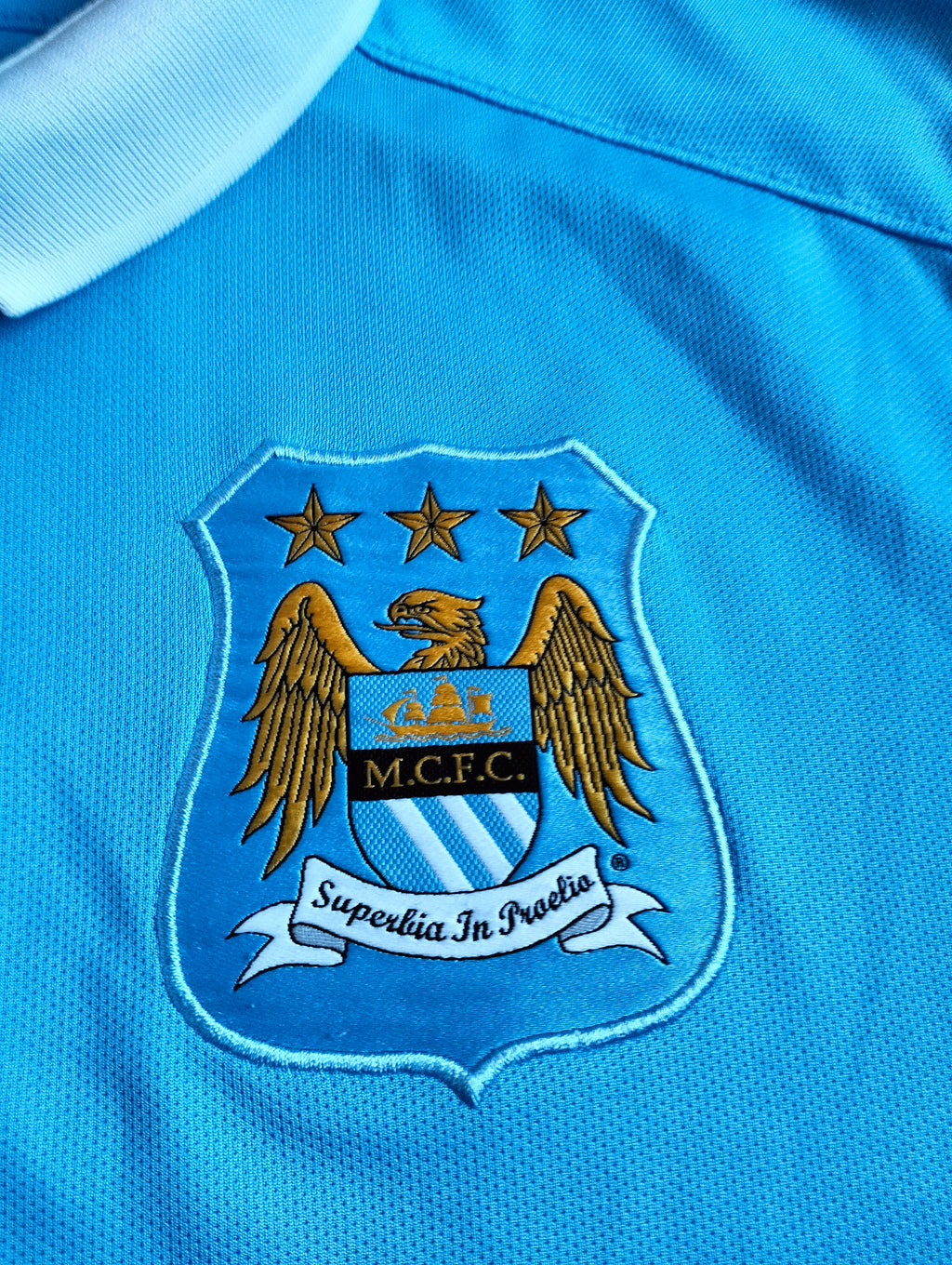 Original Manchester City 2015-16 Nike home shirt - Kun Aguero
