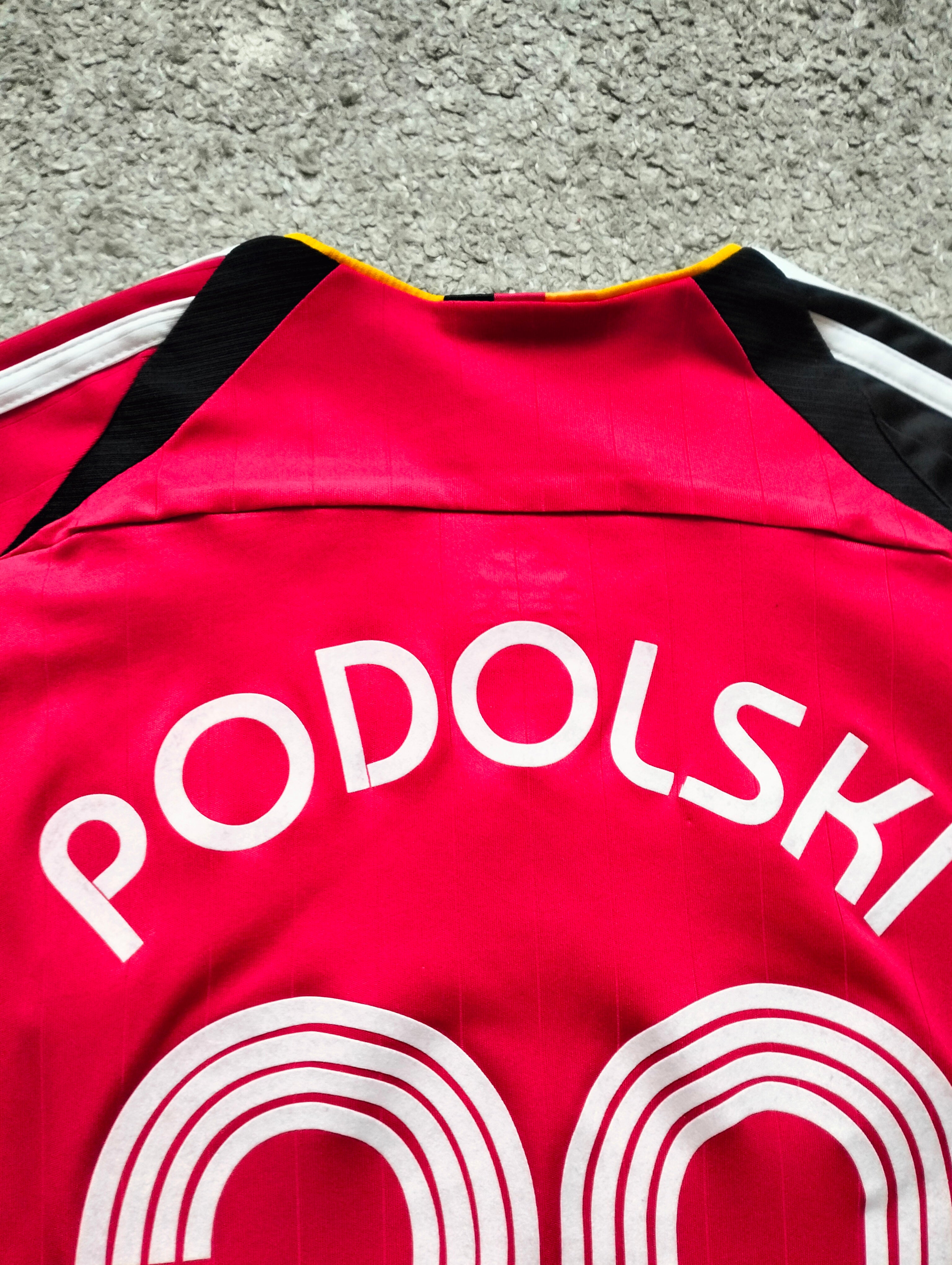 Original German national team away jersey Lukas Podolski from 2006.