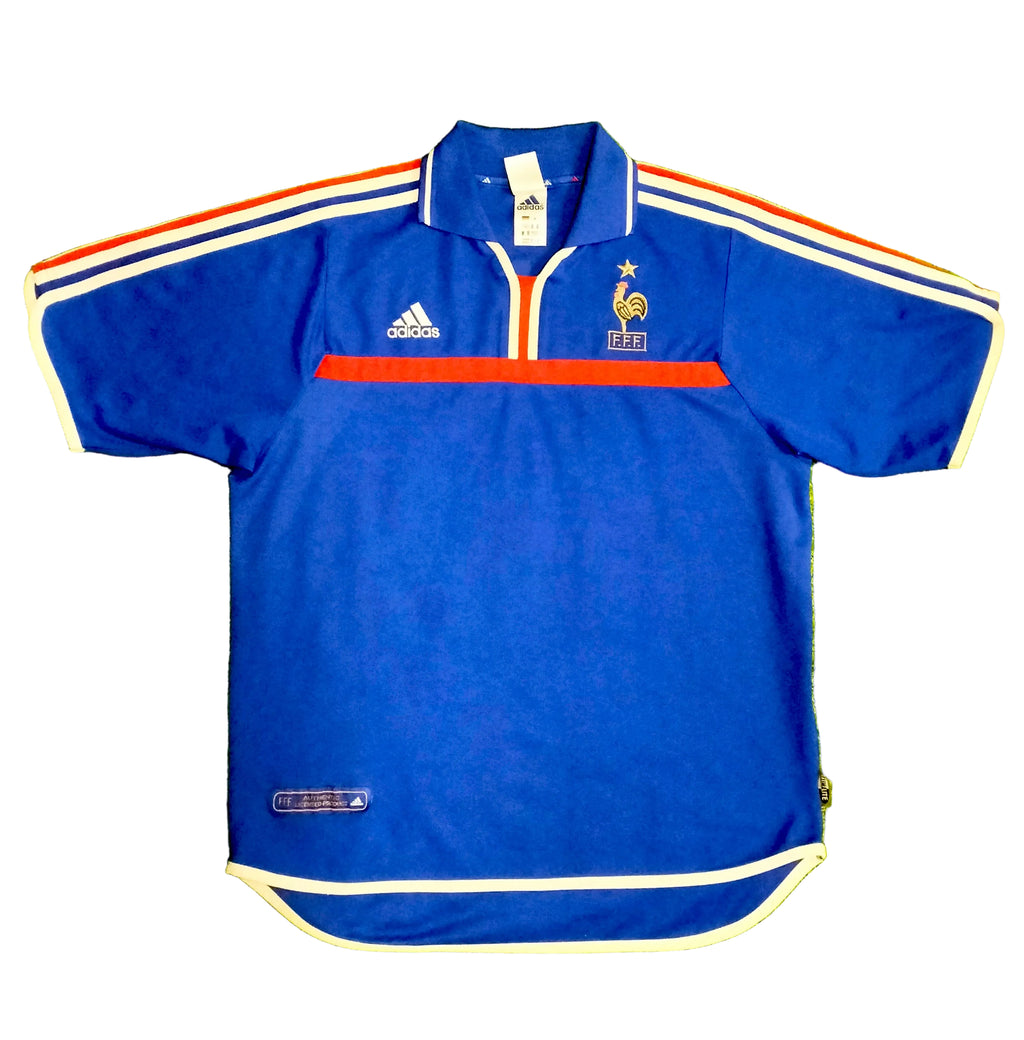 Original shirt France from 2000-2002 - Zinedine Zidan