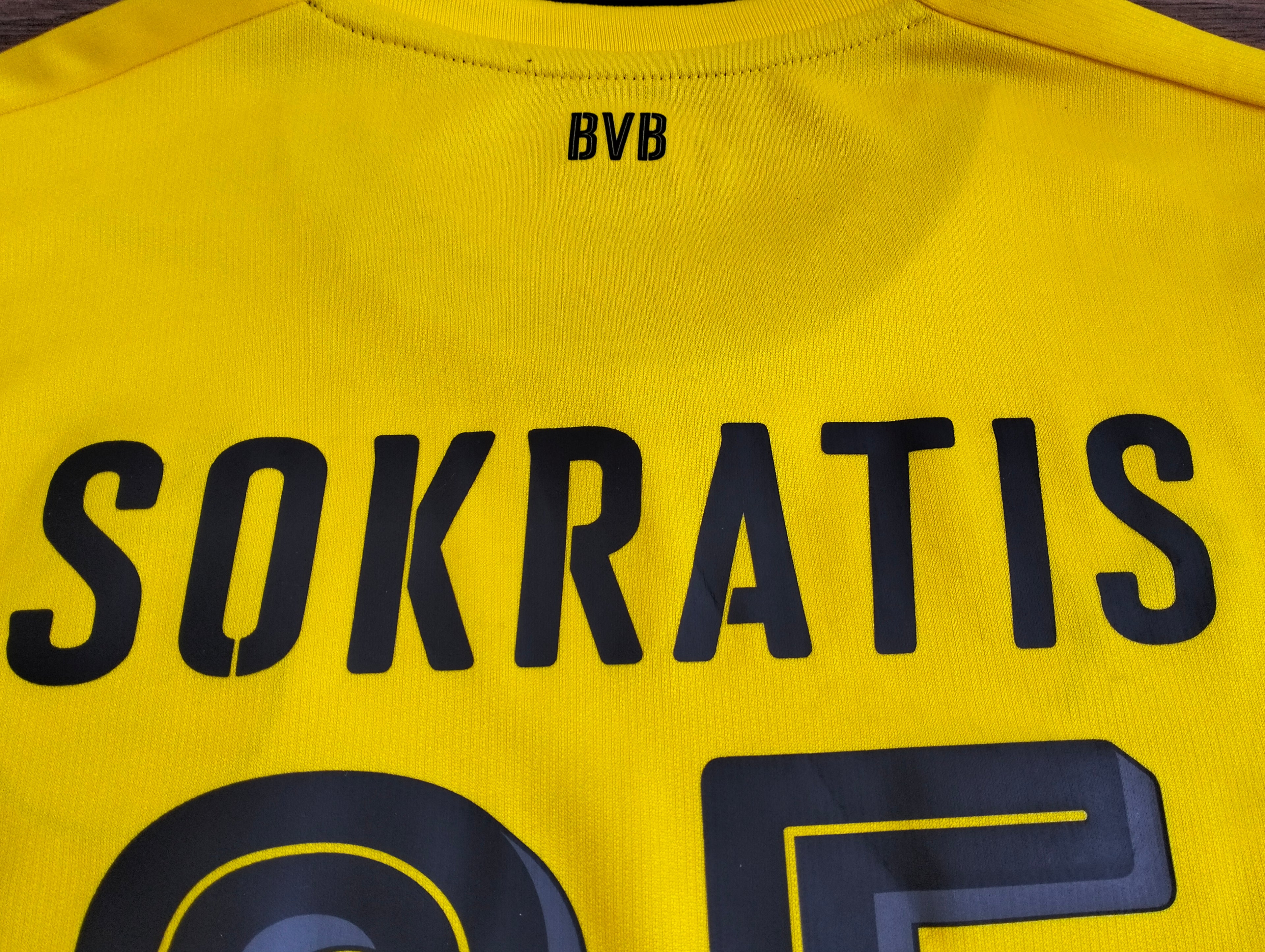 Borussia Dortmund 2017/18 Puma home shirt - Sokratis - M