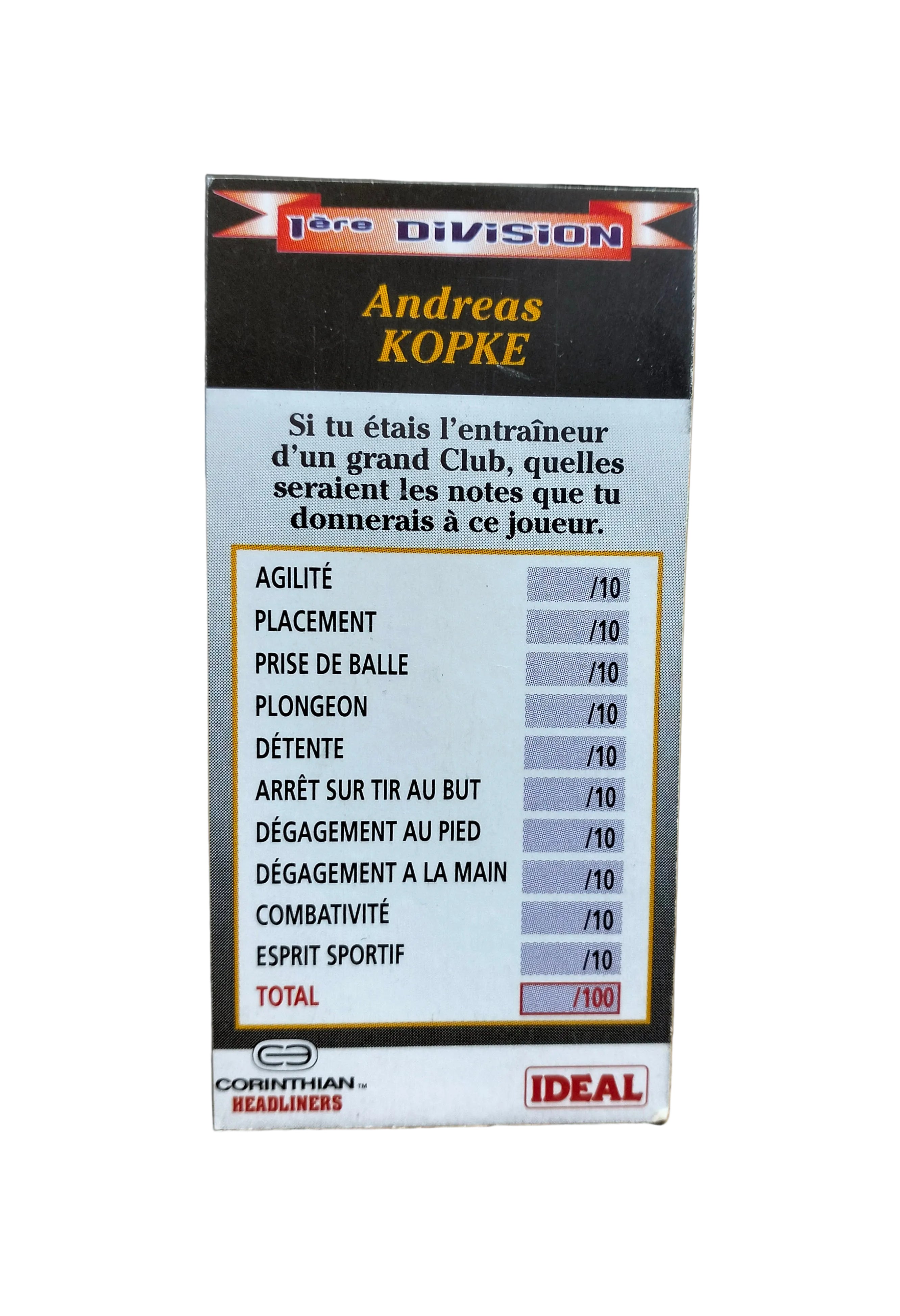 Andreas Koepke - collectible figurine - Corinthian 1997 authentic