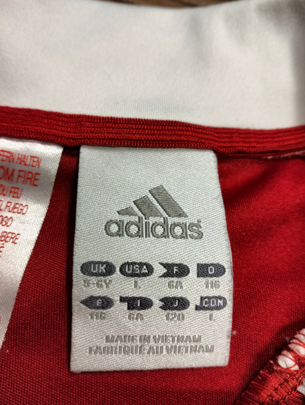 Denmark 2010-2011 Adidas home shirt