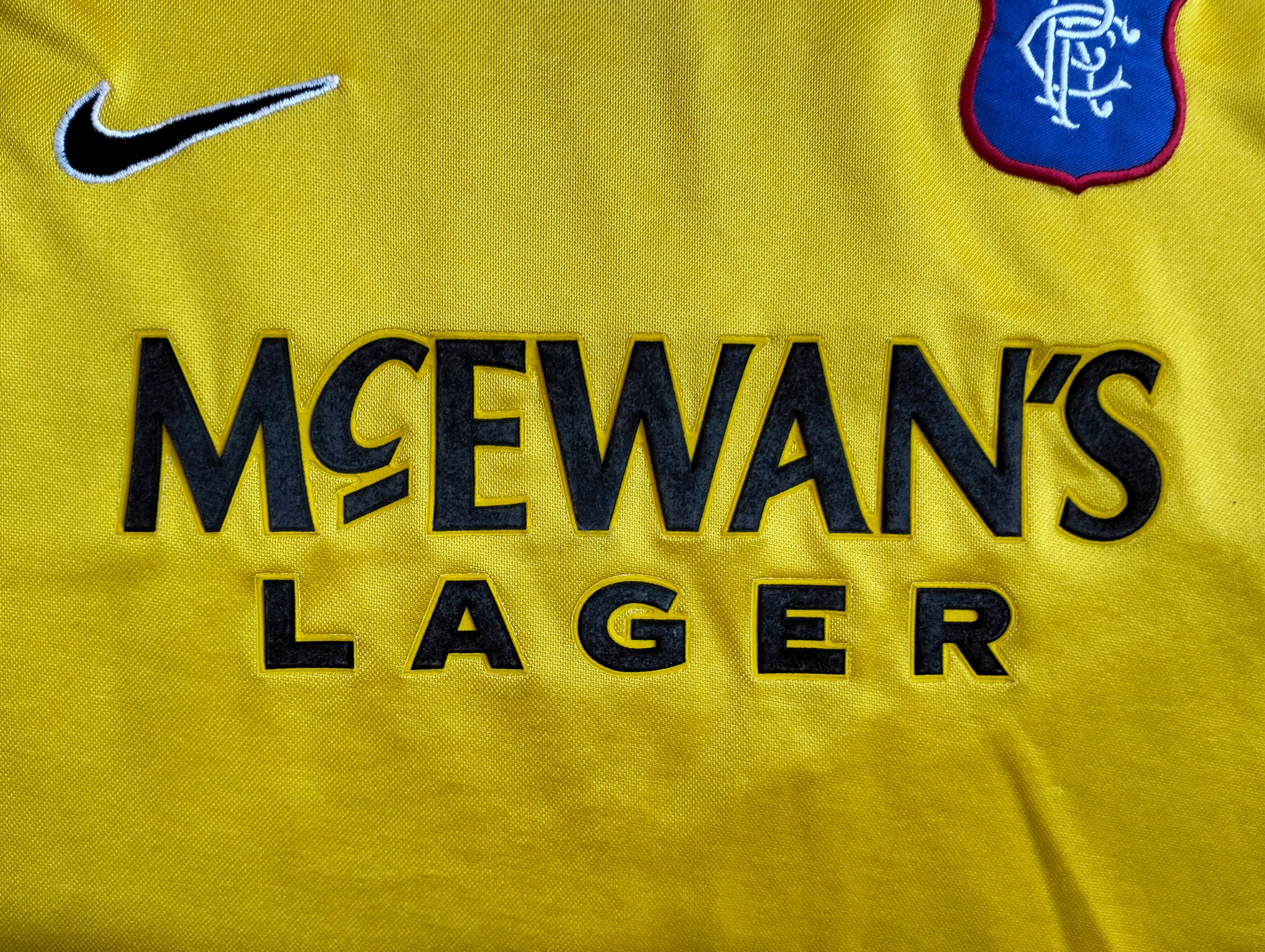 Original Glasgow Rangers 1997-99 Nike goalkeeper longsleeve shirt - XL