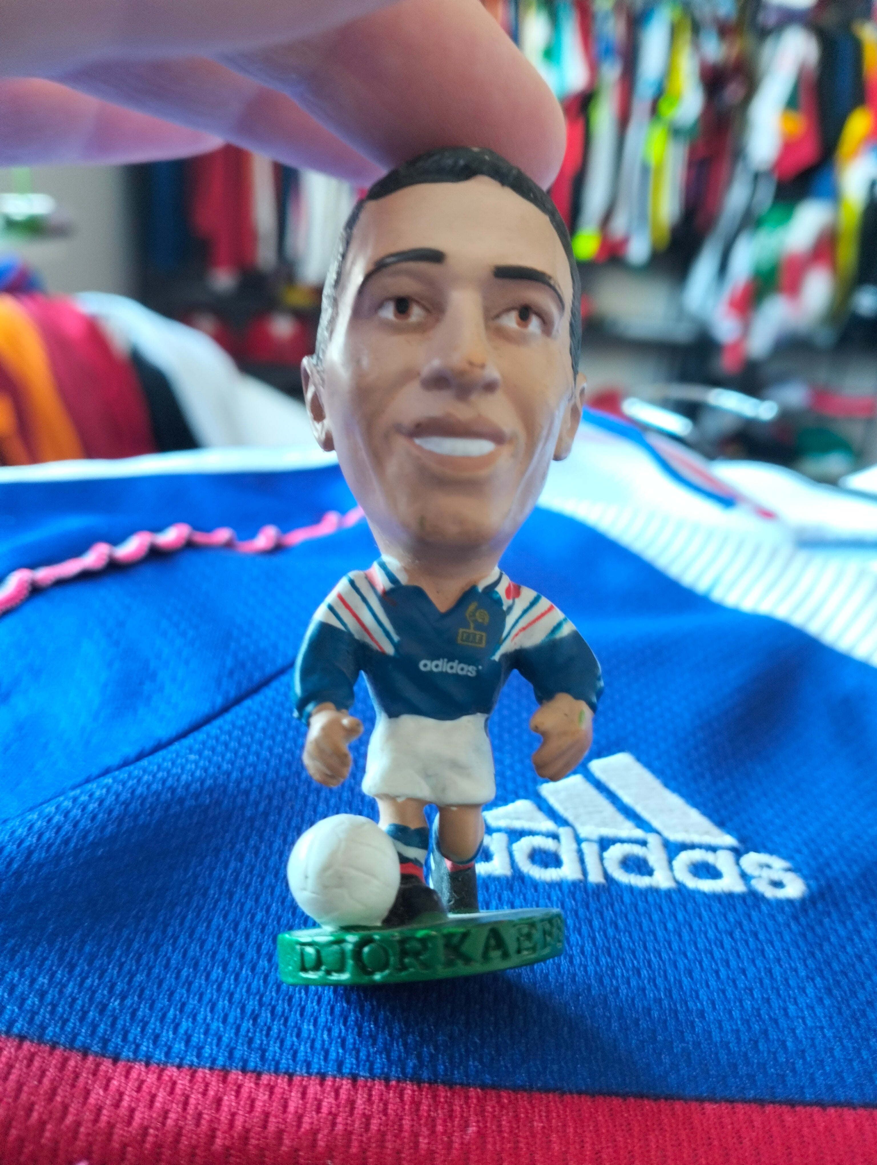 Jouri Djorkaeff - collectible figurine - Corinthian 1997 authentic