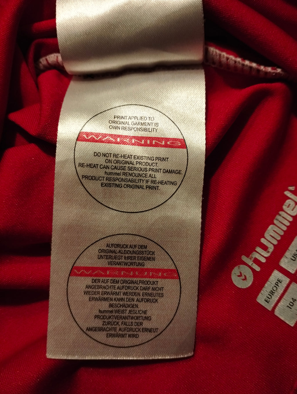 Denmark Hummel home kids shirt