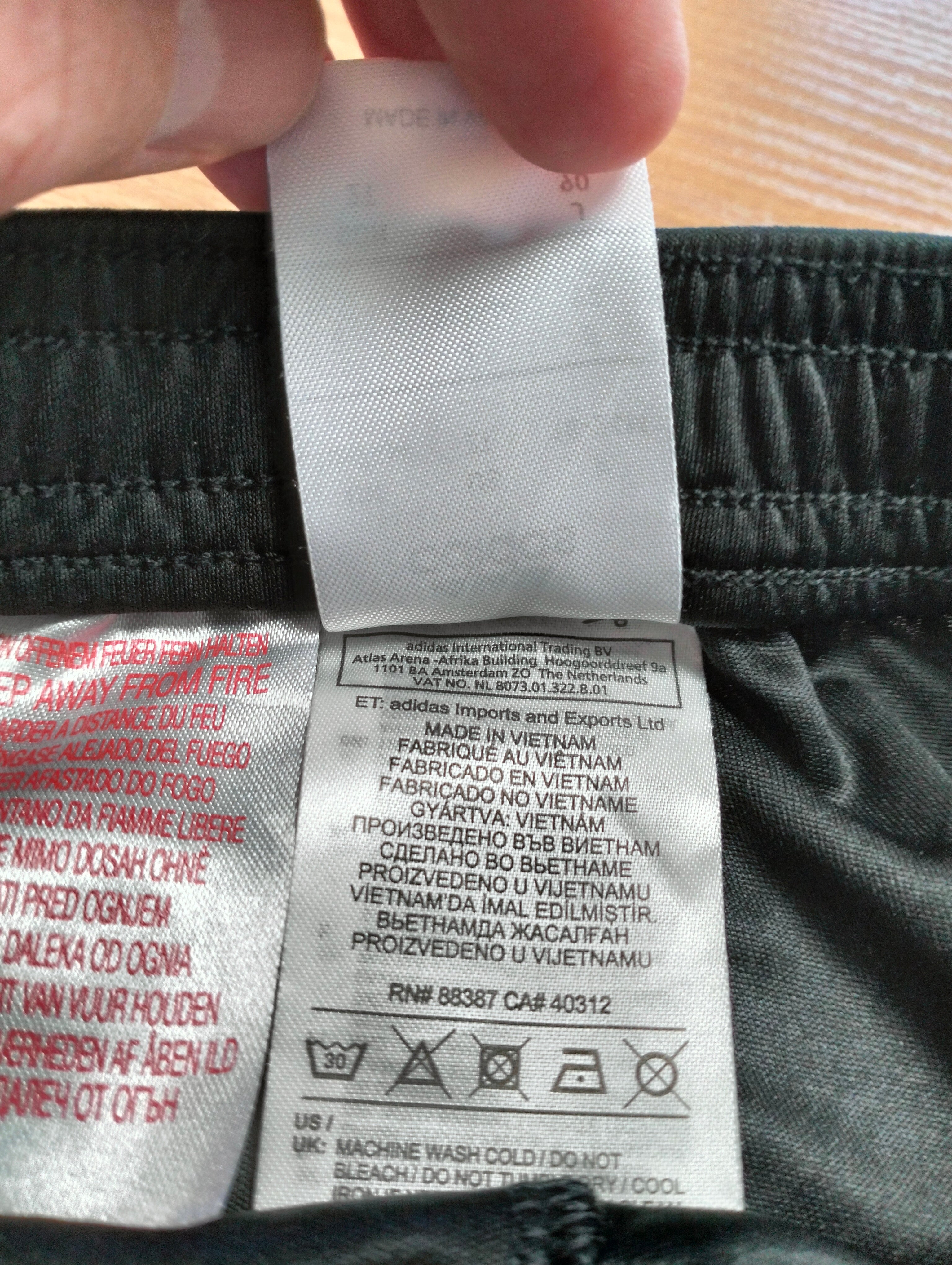 Adidas Real Madrid shorts - kids