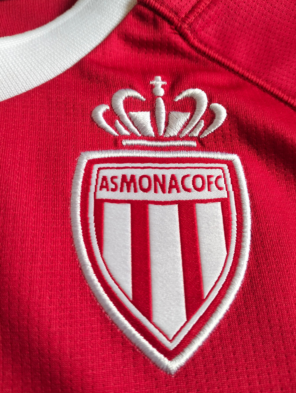 1.1. AS Monaco 2021-22 Kappa home shirt - S