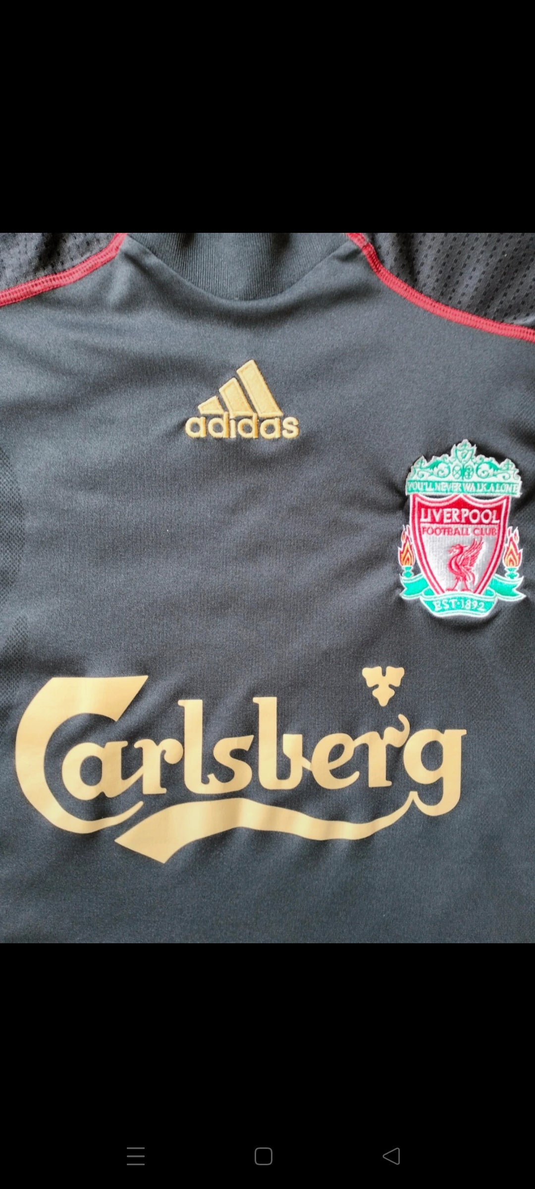 Original Adidas FC Liverpool 2009-2010 away jersey