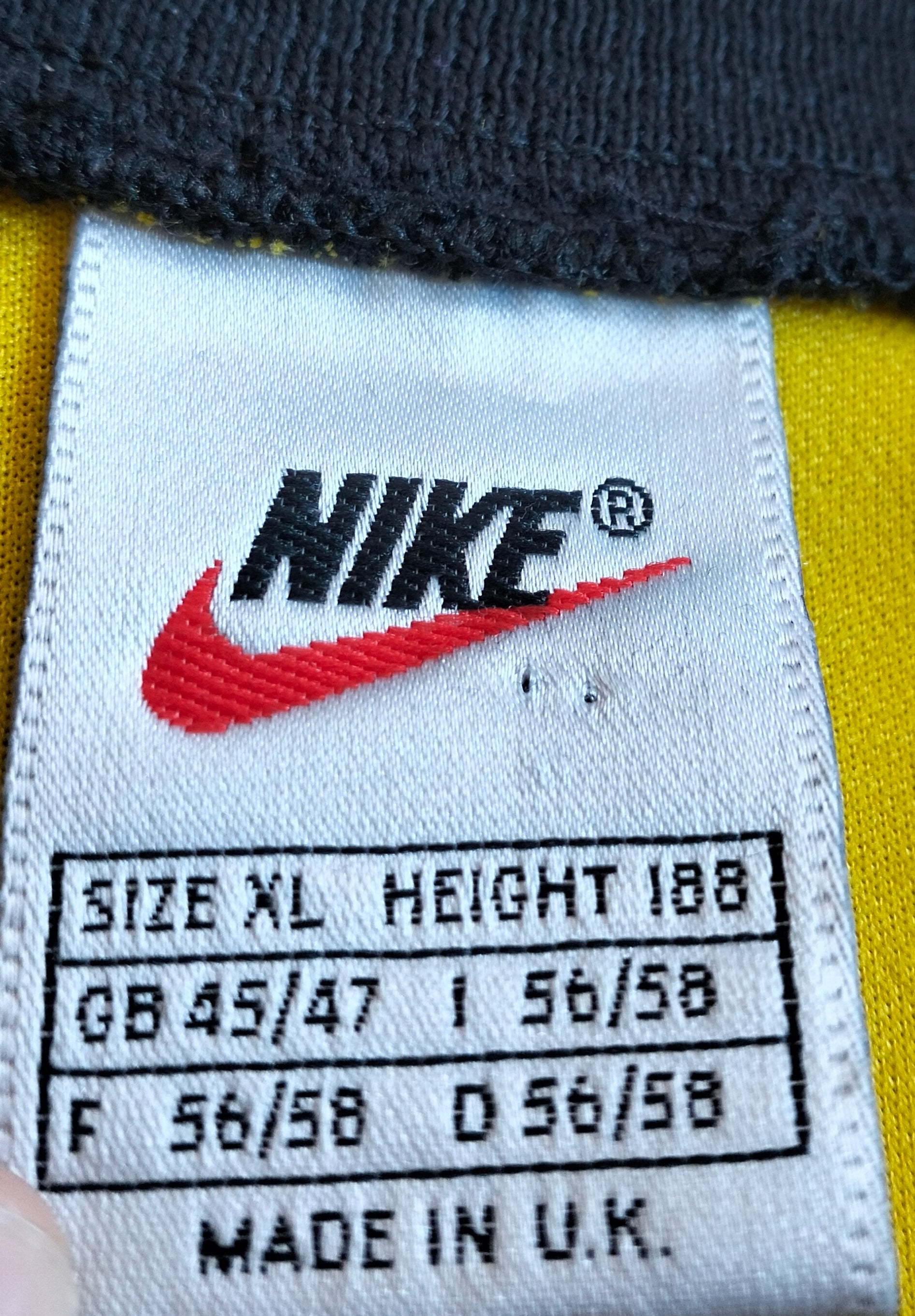 9. Original Glasgow Rangers 1997-99 Nike goalkeeper longsleeve shirt - XL