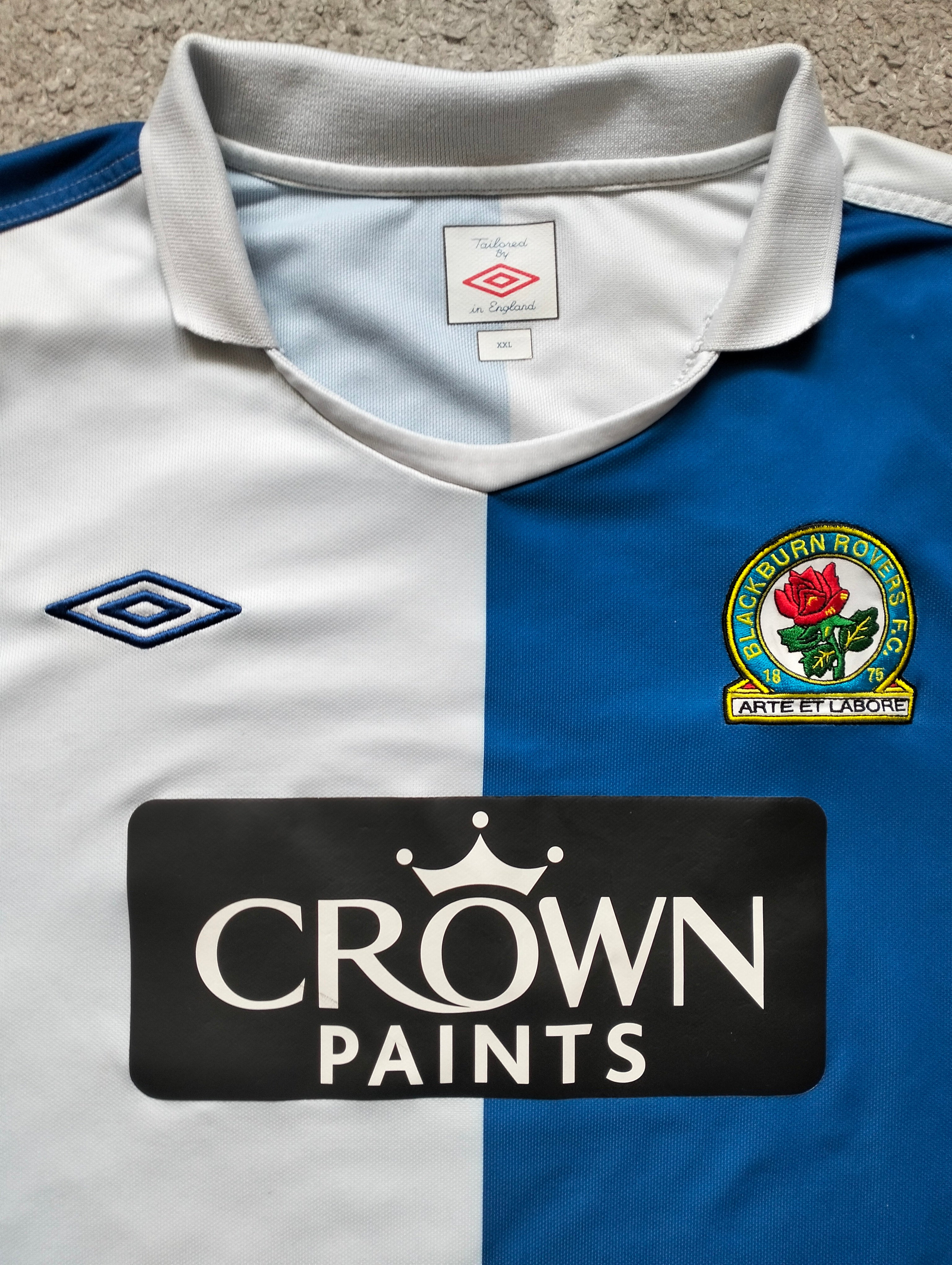Blackburn Rovers 2010/11 Umbro home shirt - longsleeve - XXL