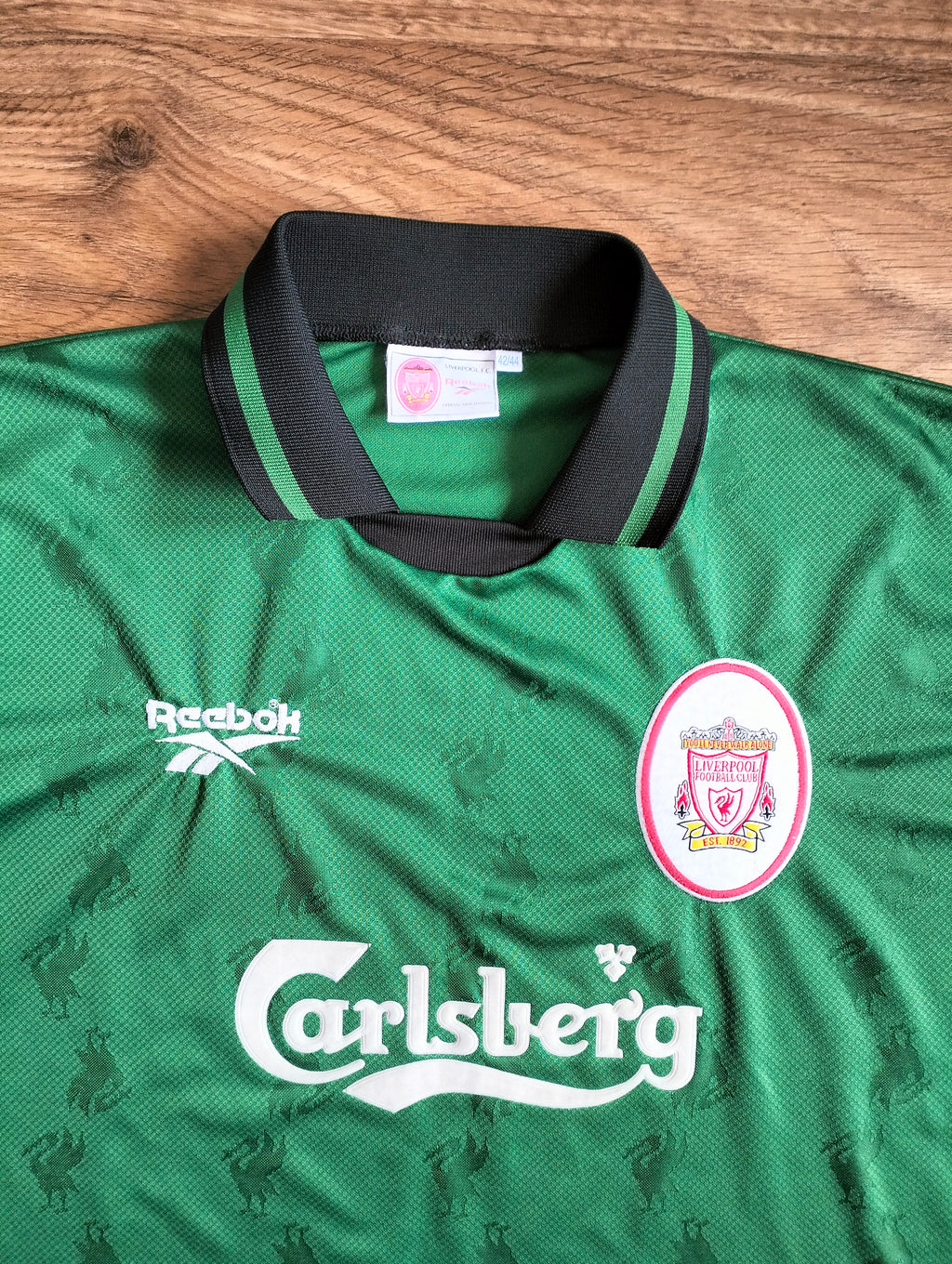 FC Liverpool 1996/97 Reebok goalkeeper shirt - L