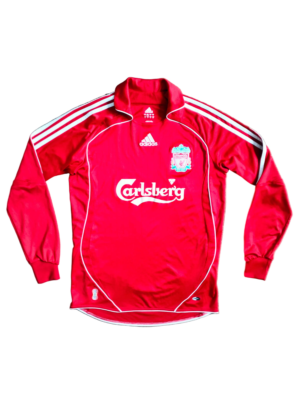 Original FC Liverpool 2006/07 Adidas longsleeve home shirt - S