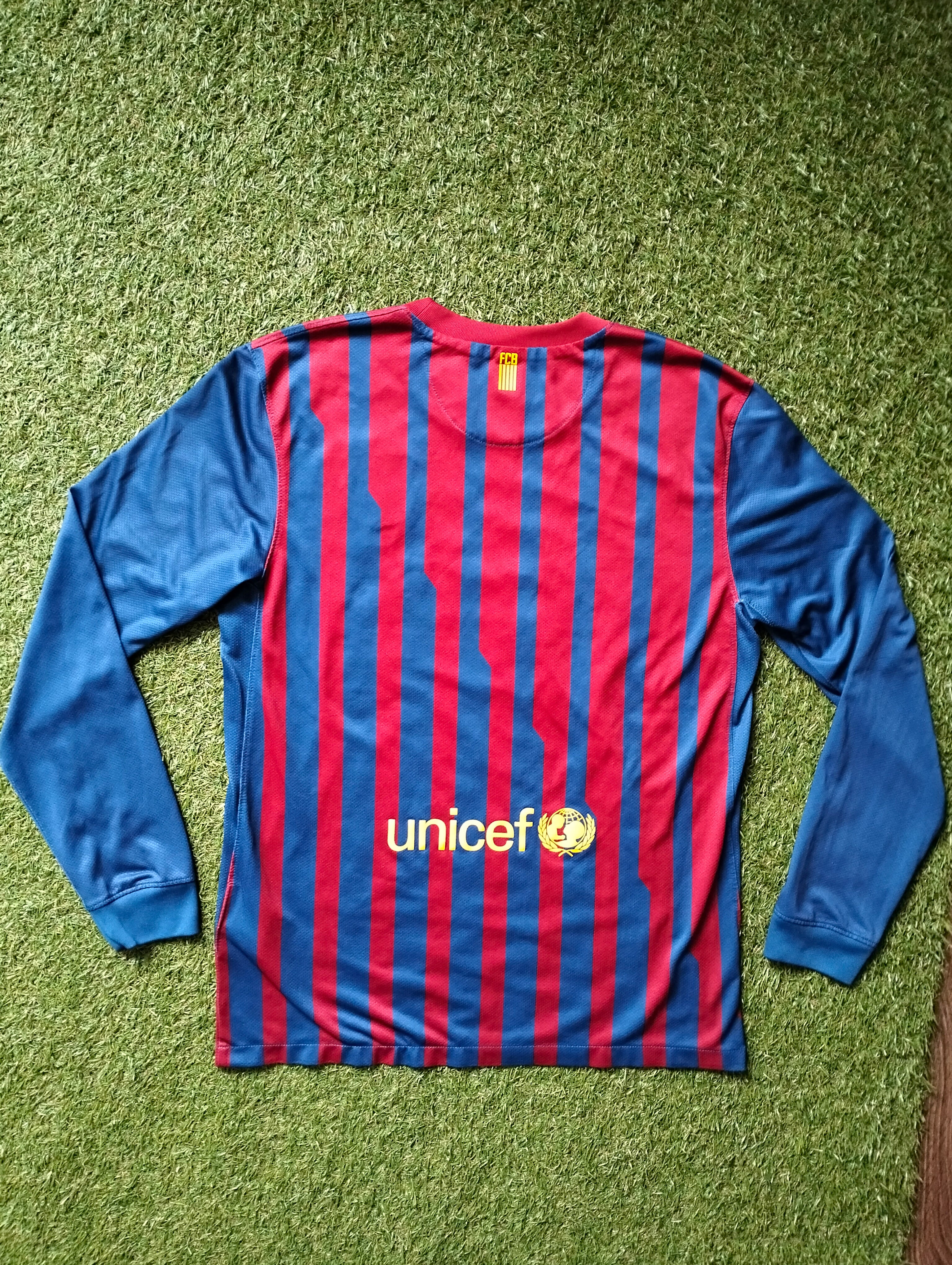 Original Nike FC Barcelona 2011-2012 Long Sleeve Jersey